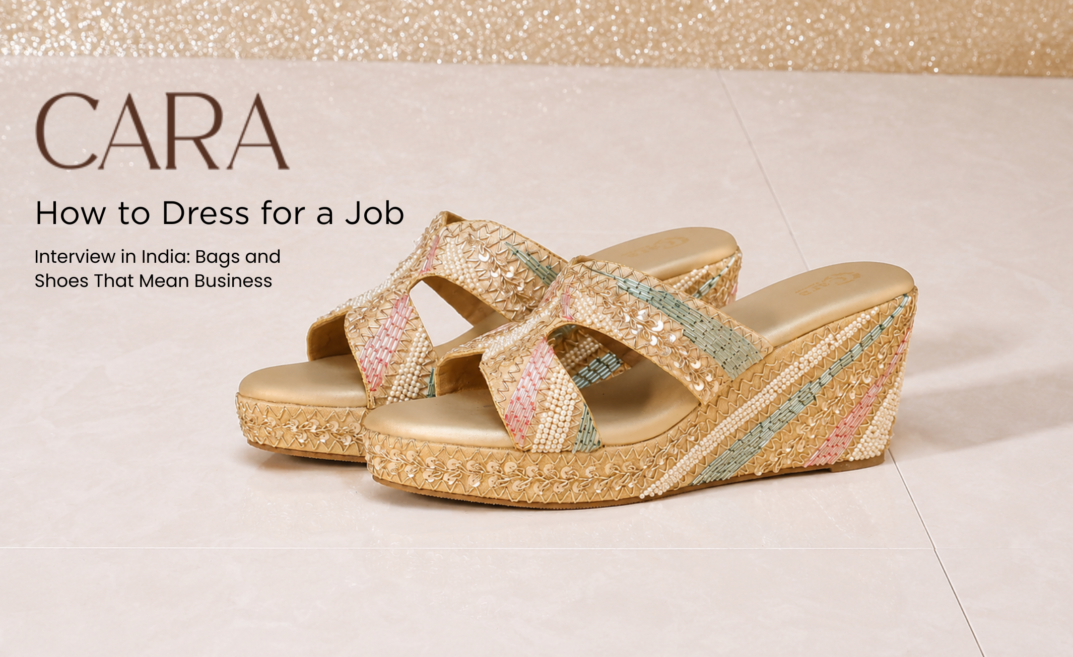 dressing up for a job interview wedges
