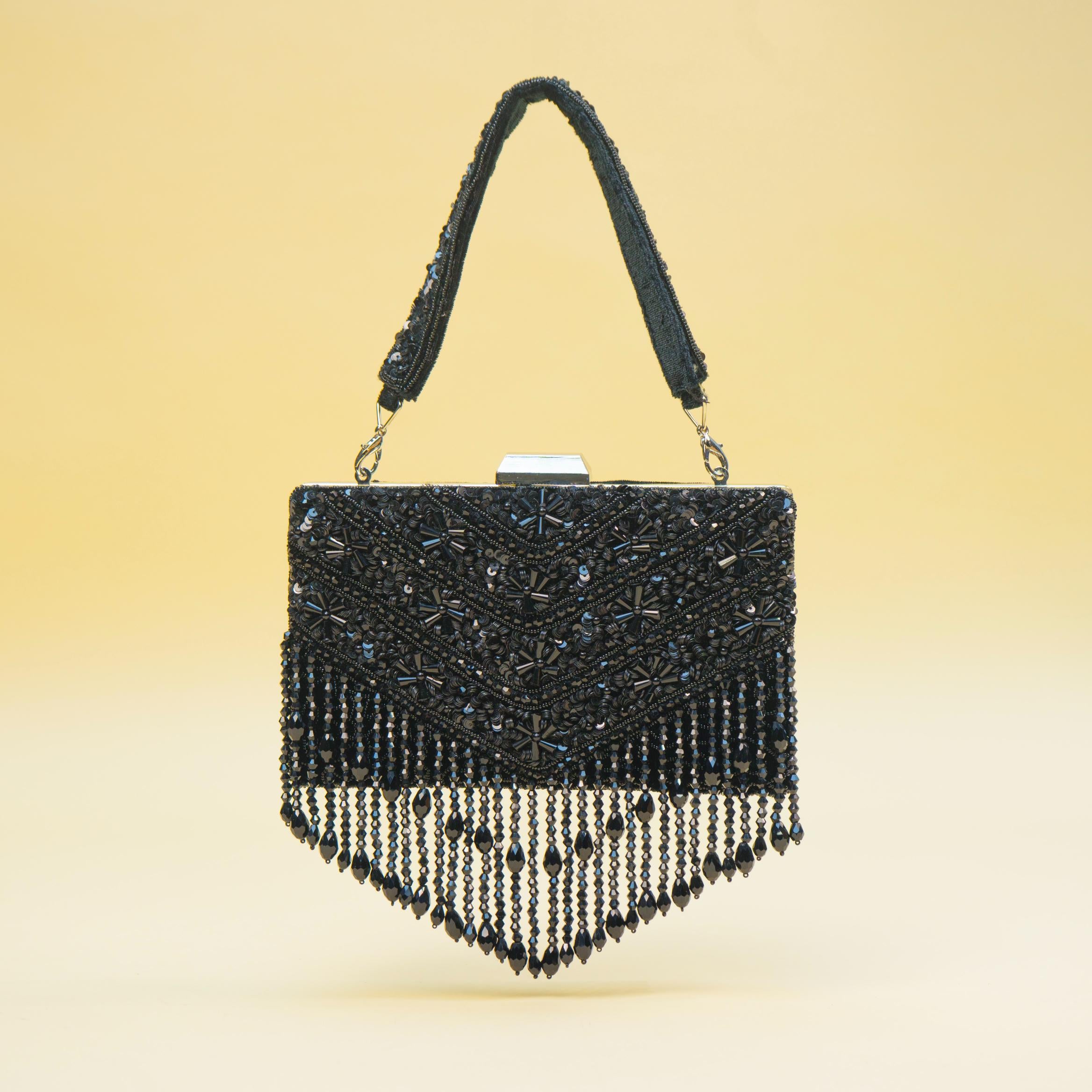 Timeless Pearl Gold Clutch