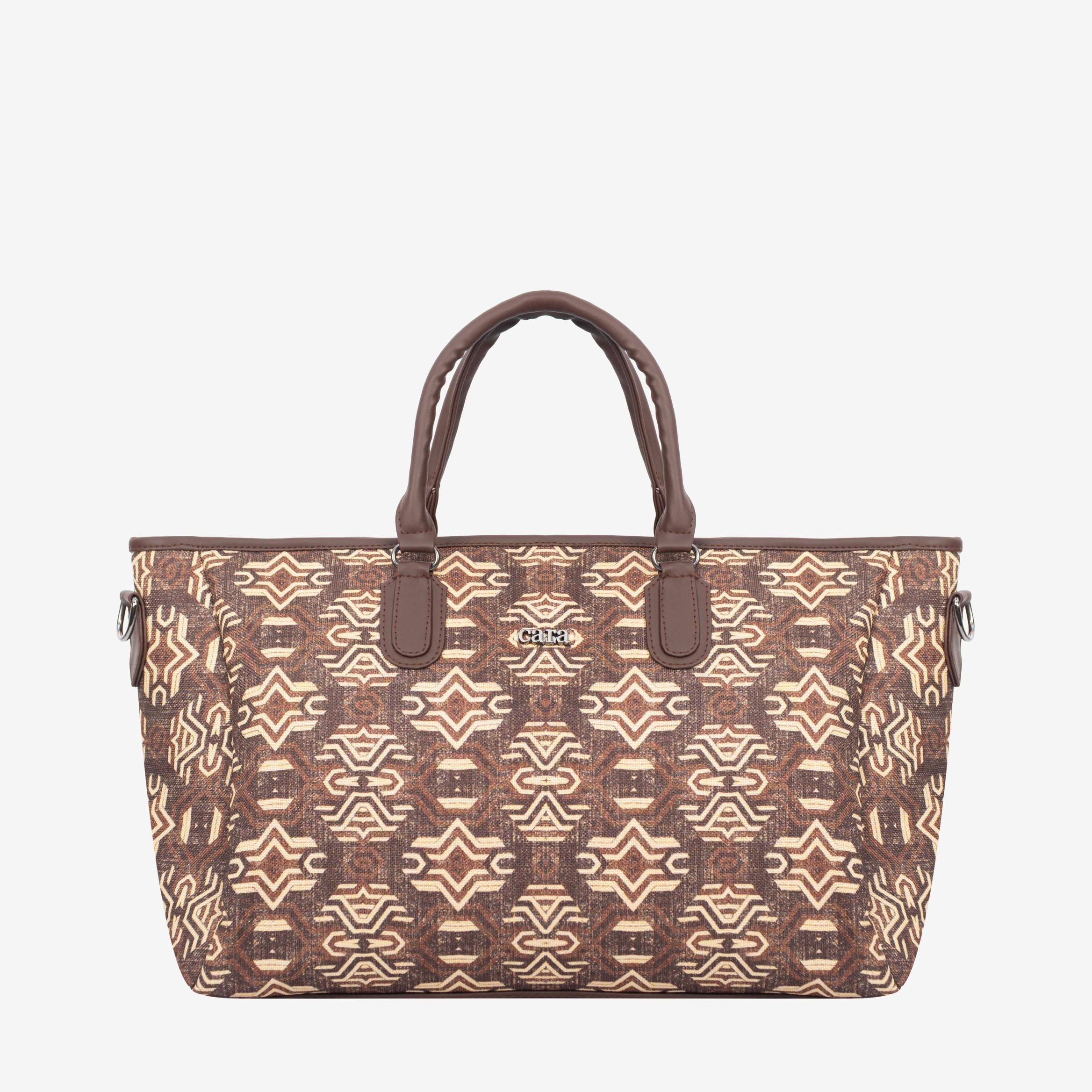 Geometric Imperial Tote