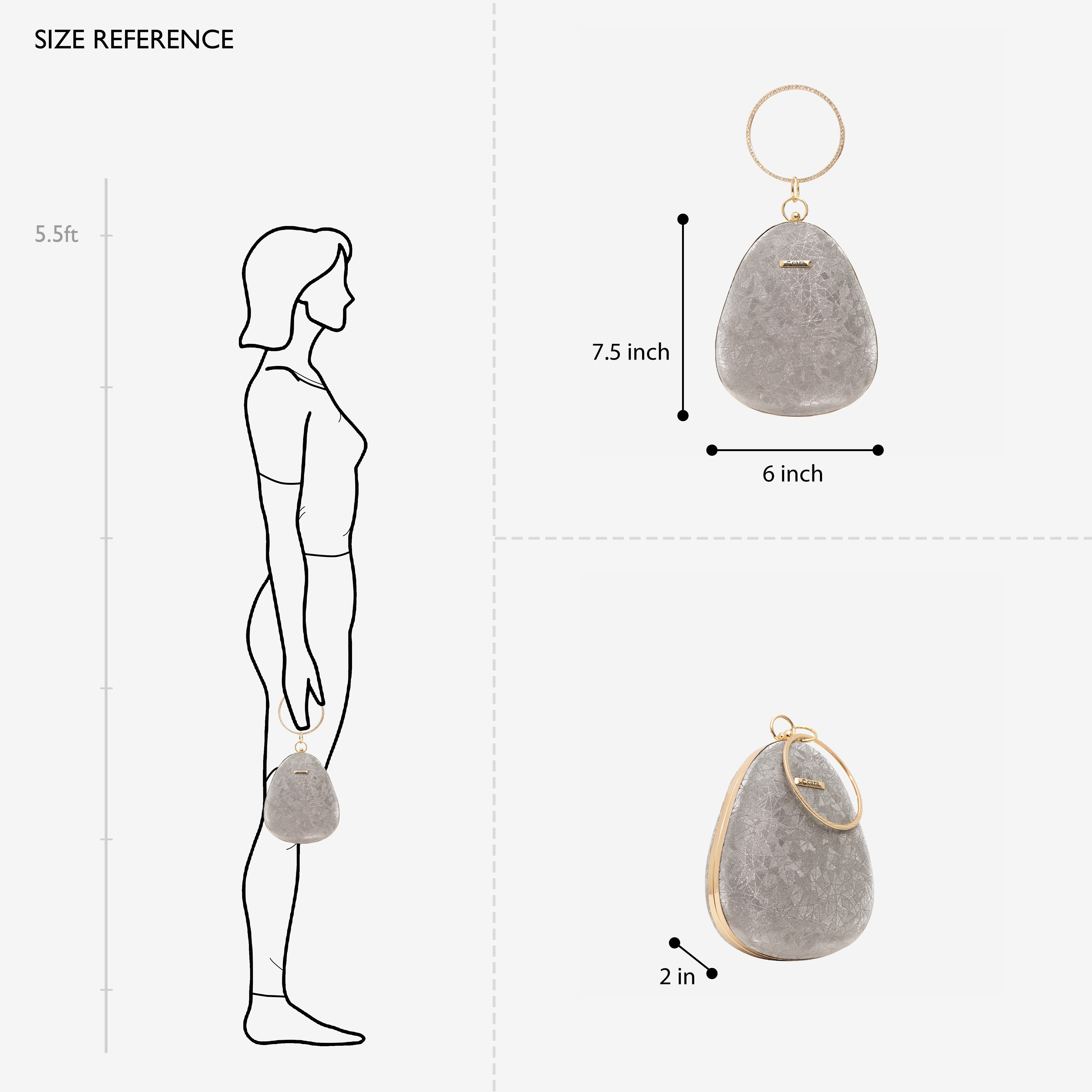 Grey Perfect for evening | cara