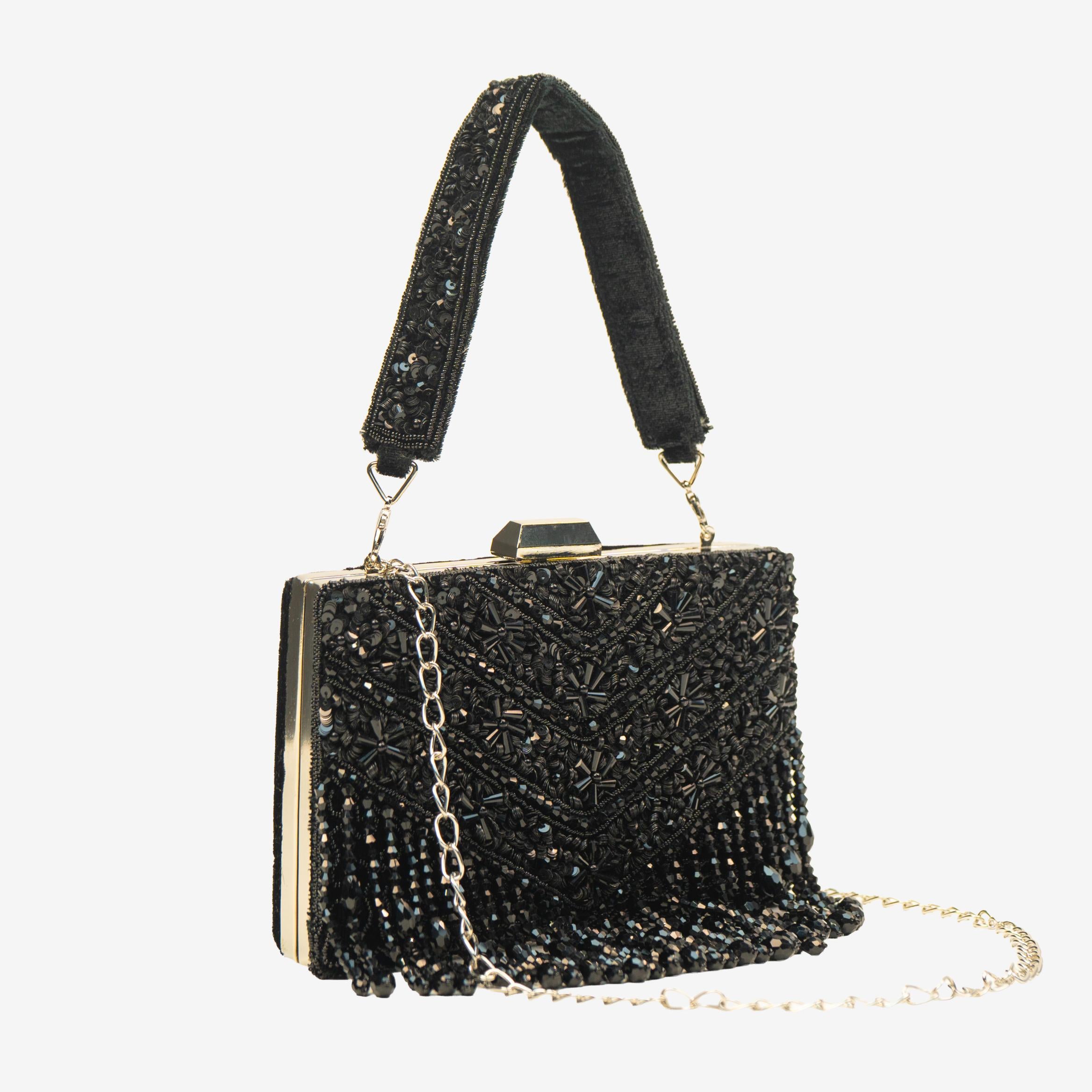 Timeless Pearl Gold Clutch