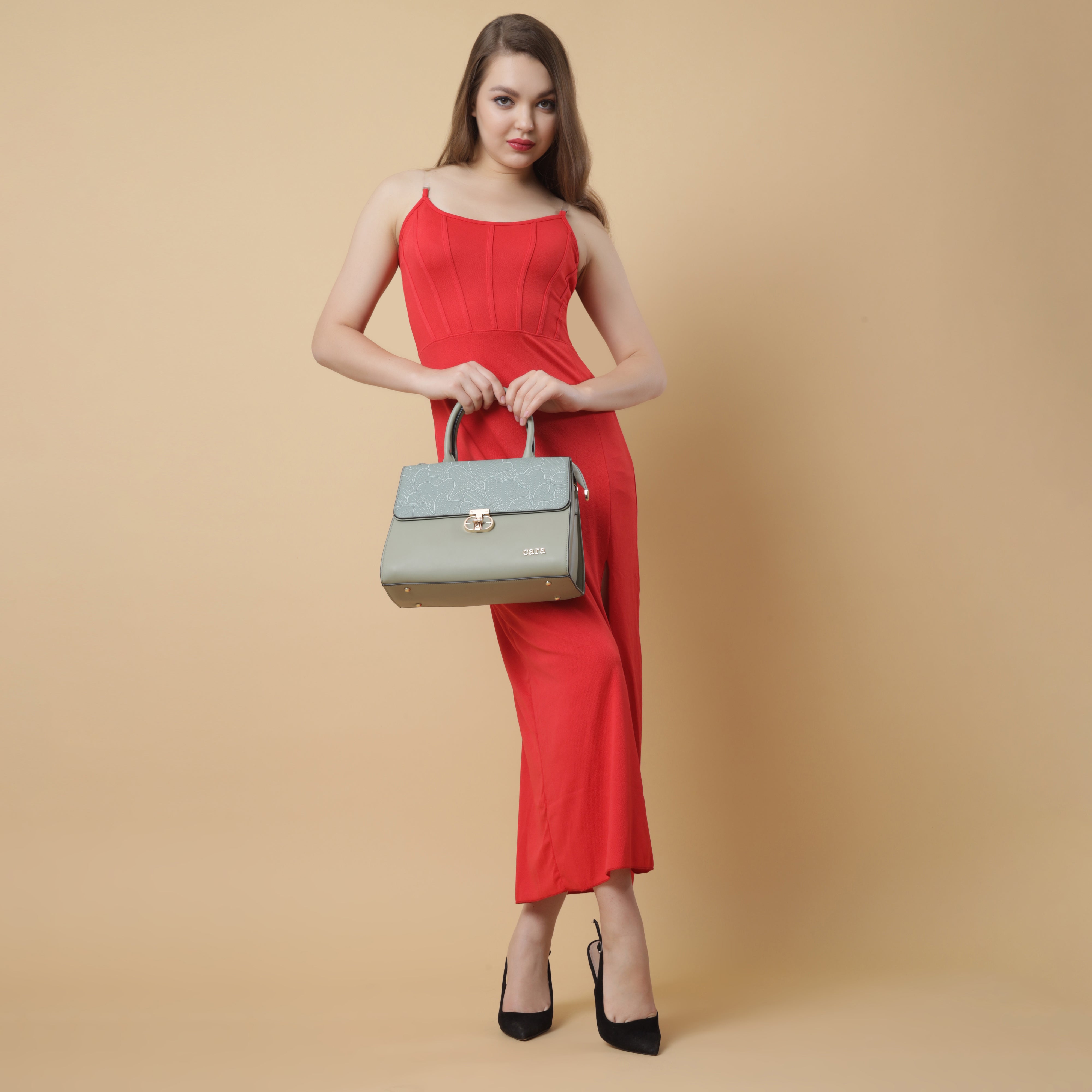 Green Royal Heritage Handbag | Cara