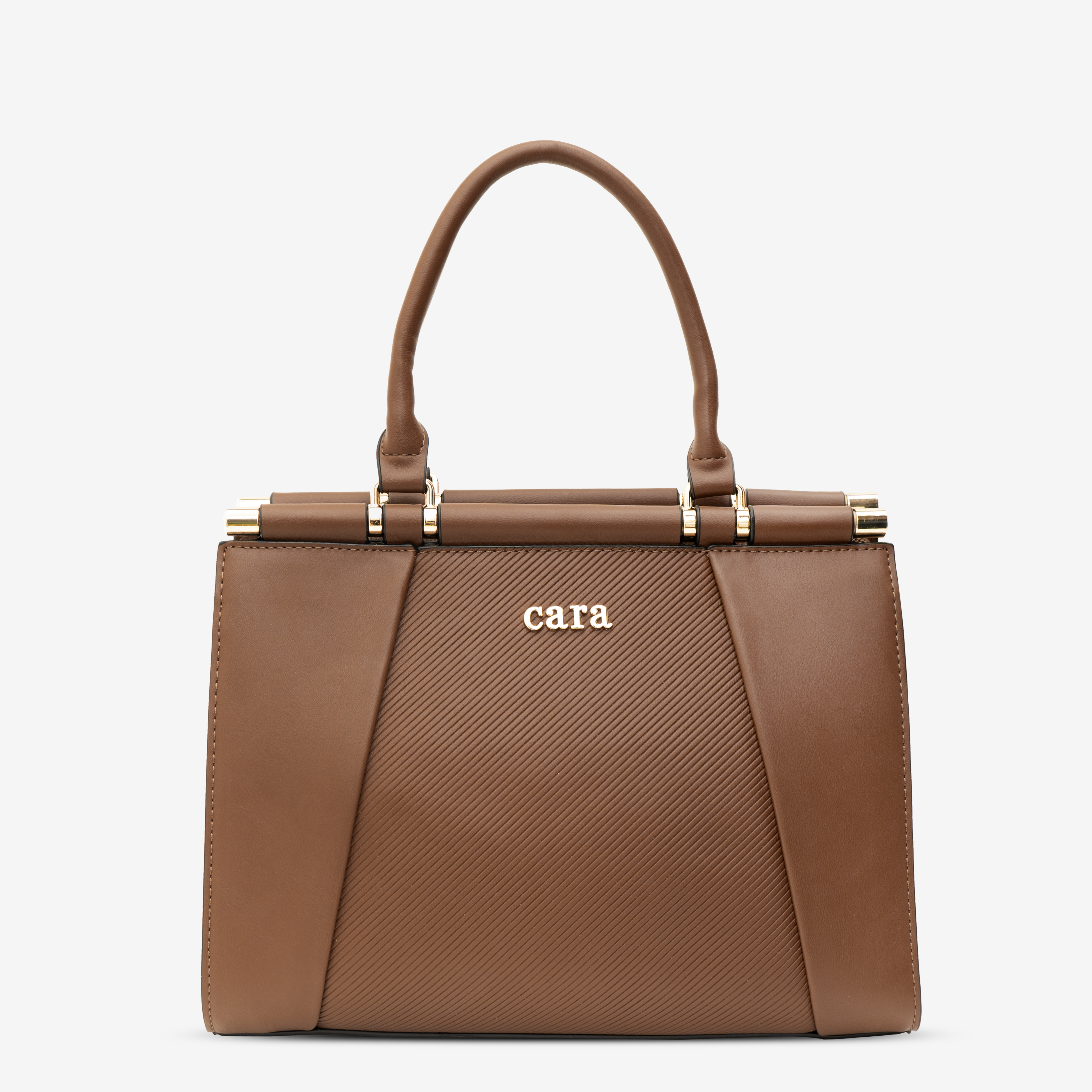 brown Abstract Amaze handbag| cara