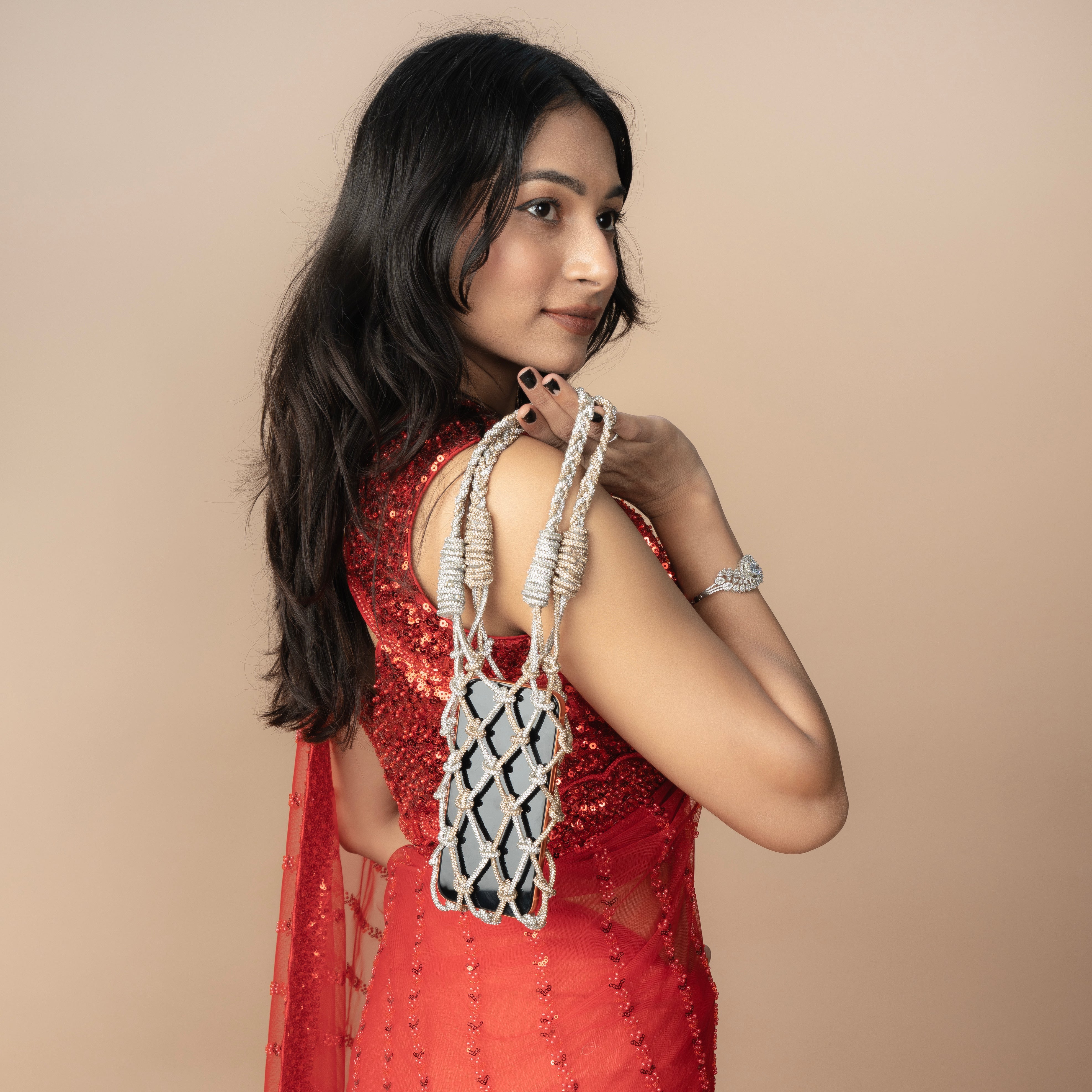 Crystal Knot Luxe Mobile Sling