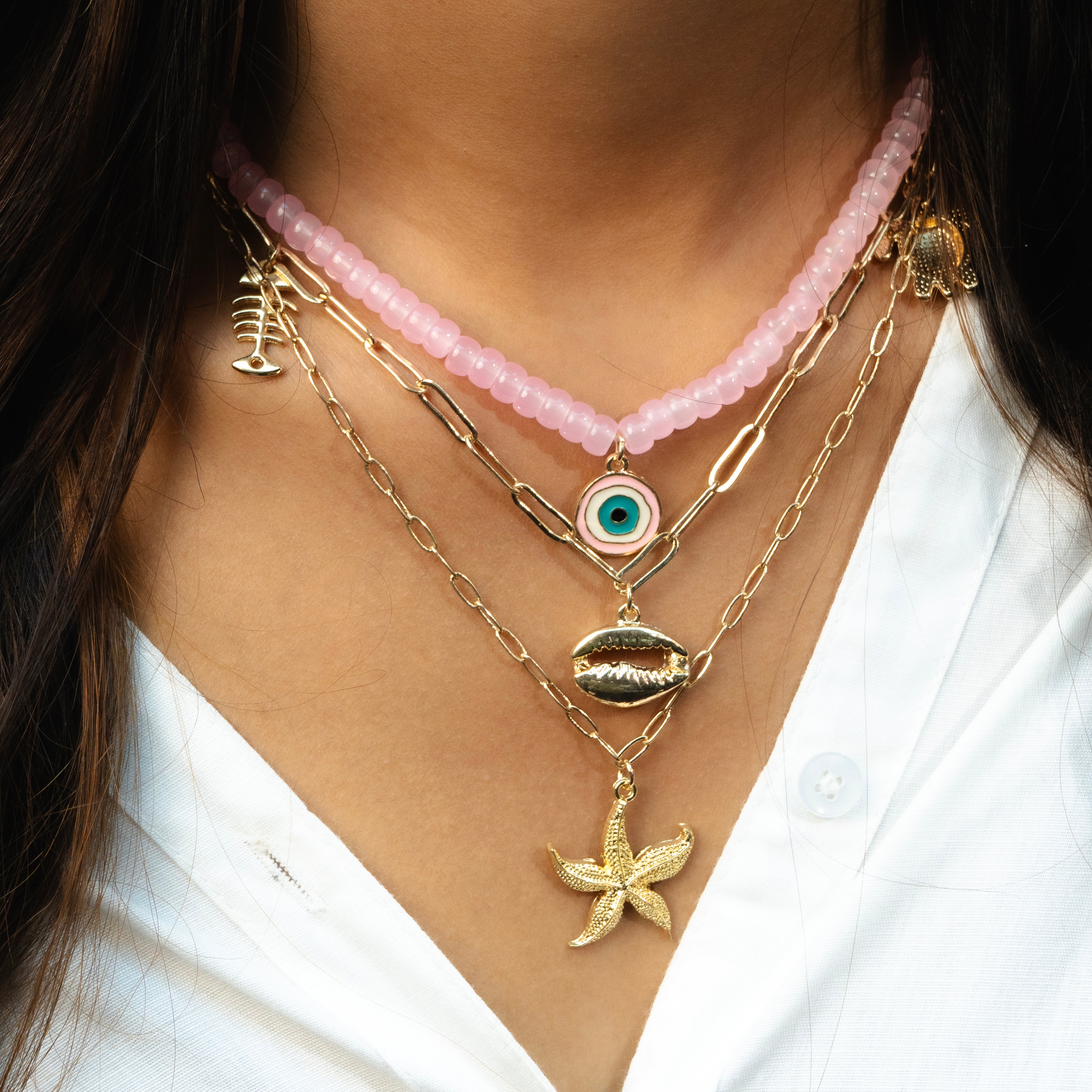 Lustre Bead Necklace