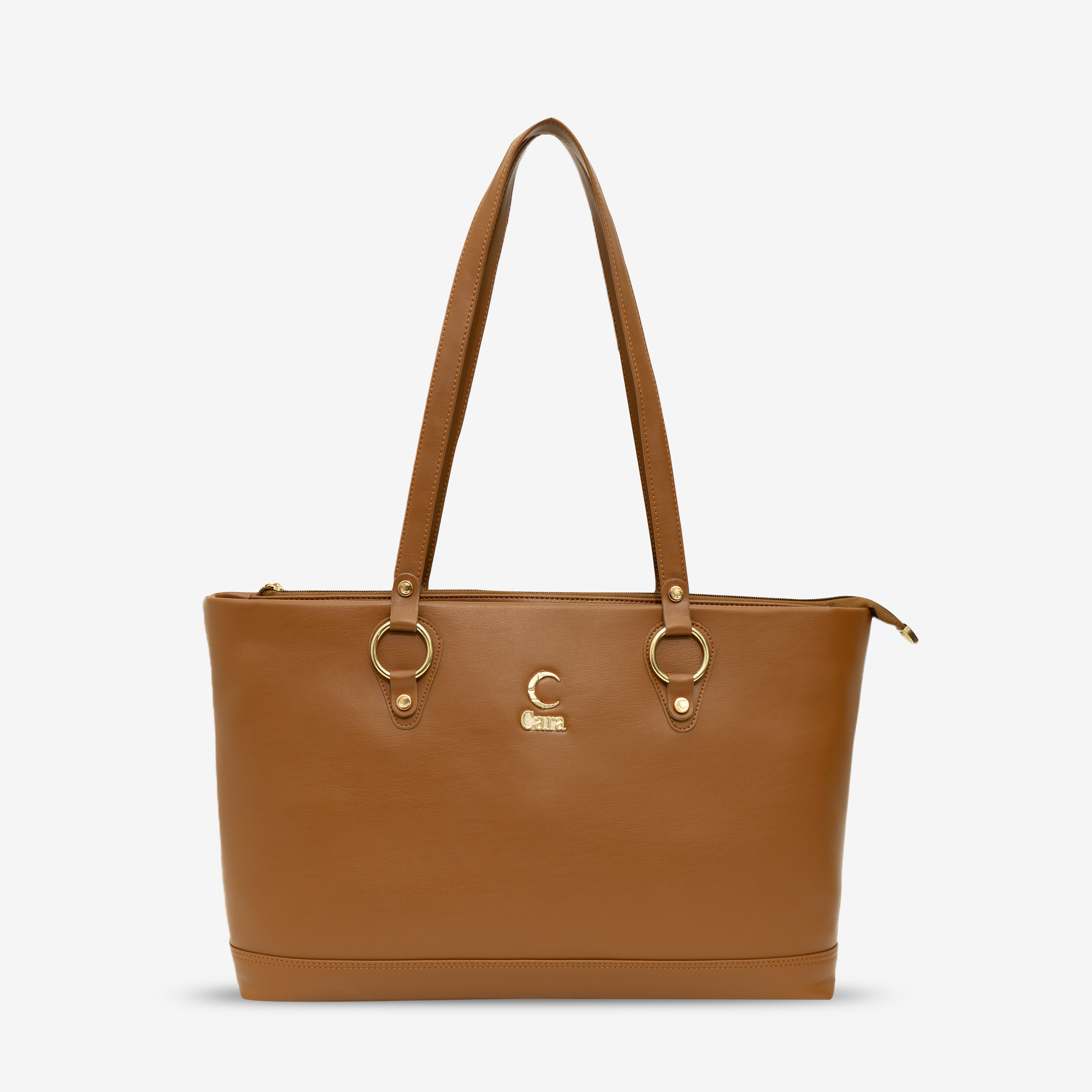 Brown Corporate Chic Tote | Cara