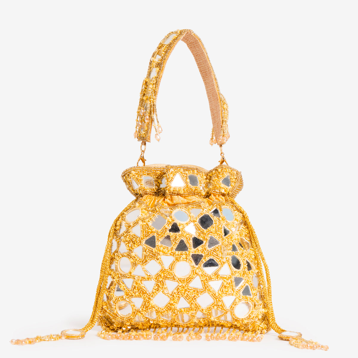 Reflective Beads potli| cara