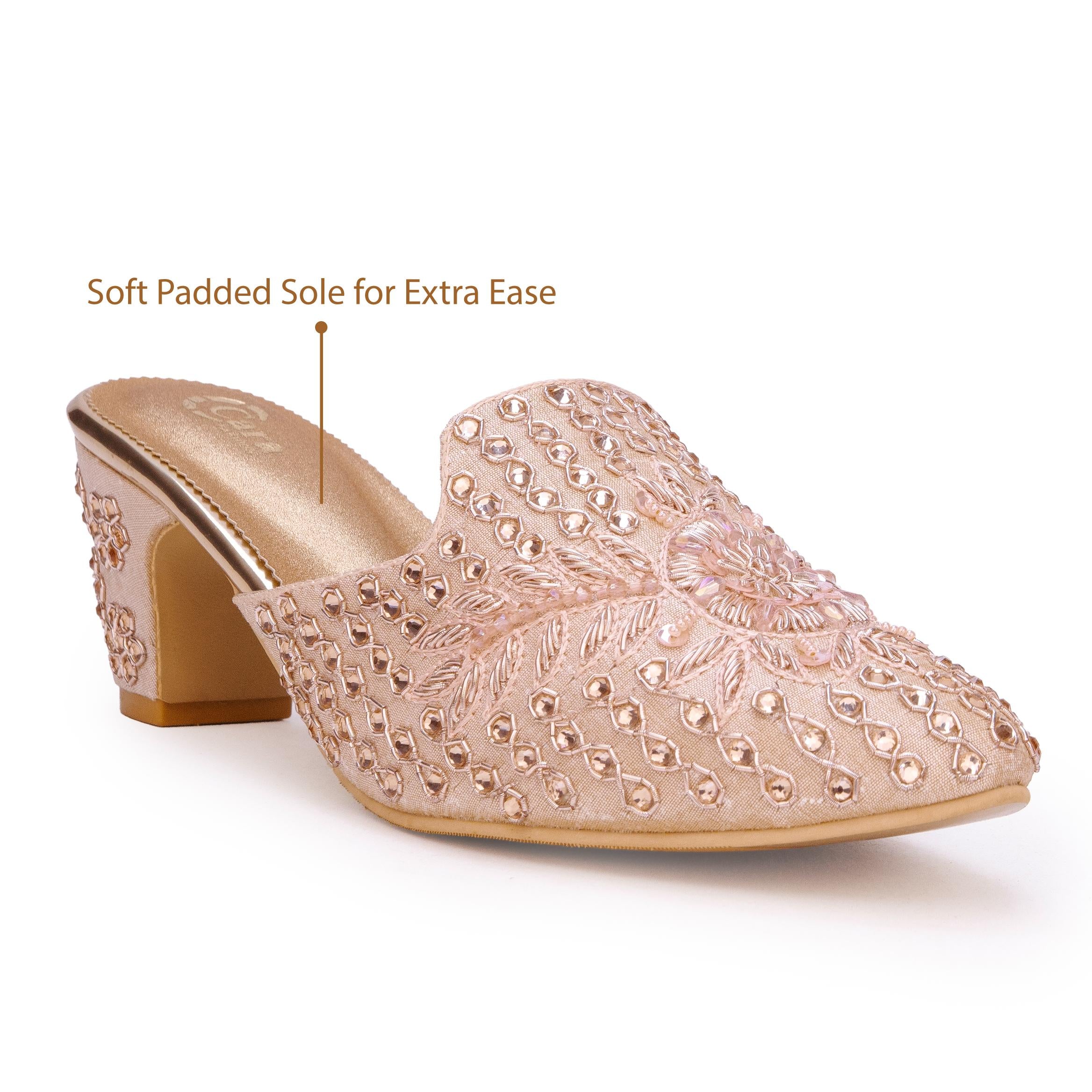 Zardosi Beaded Mules