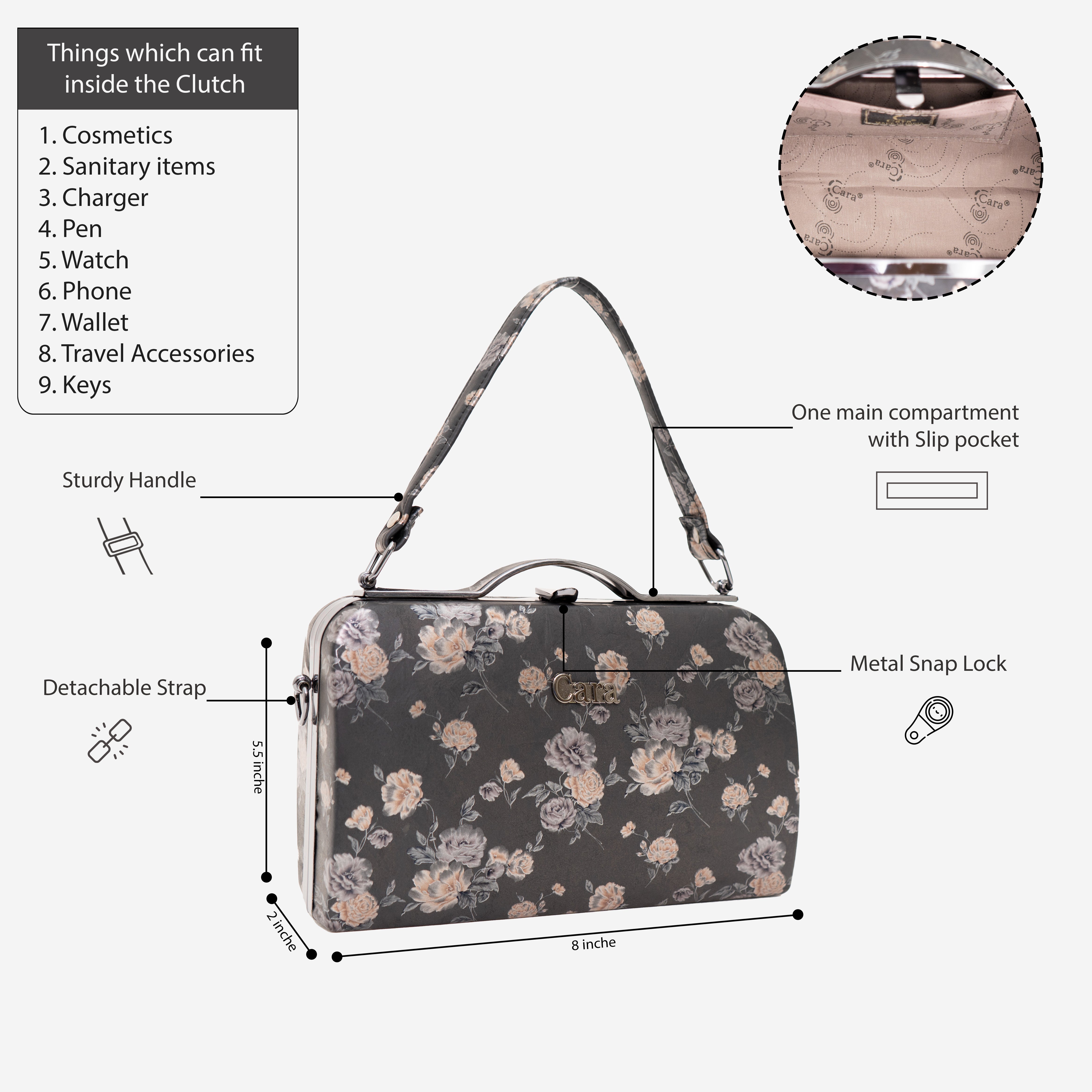 Black Floral Bliss | Cara