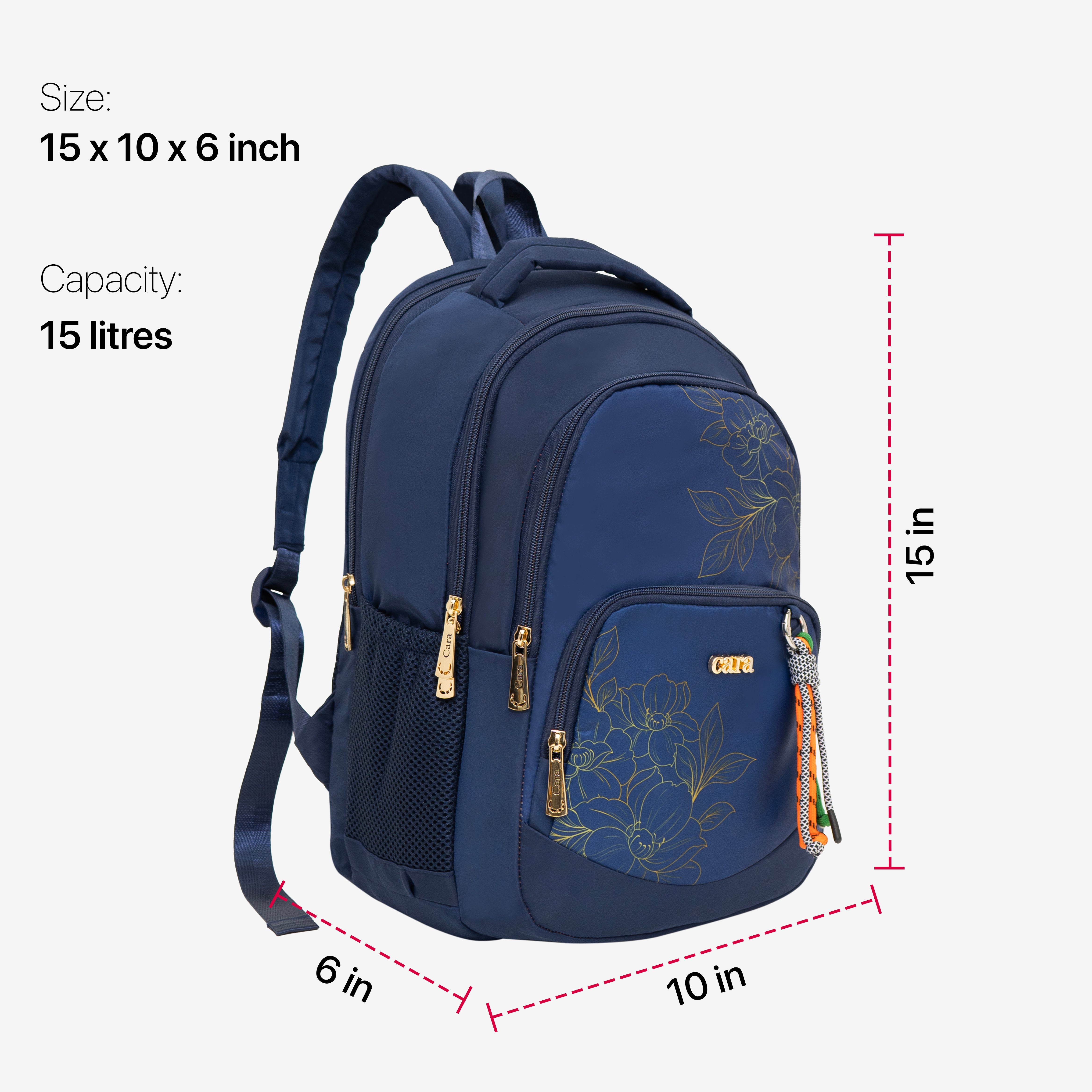 Flora Charm Backpack