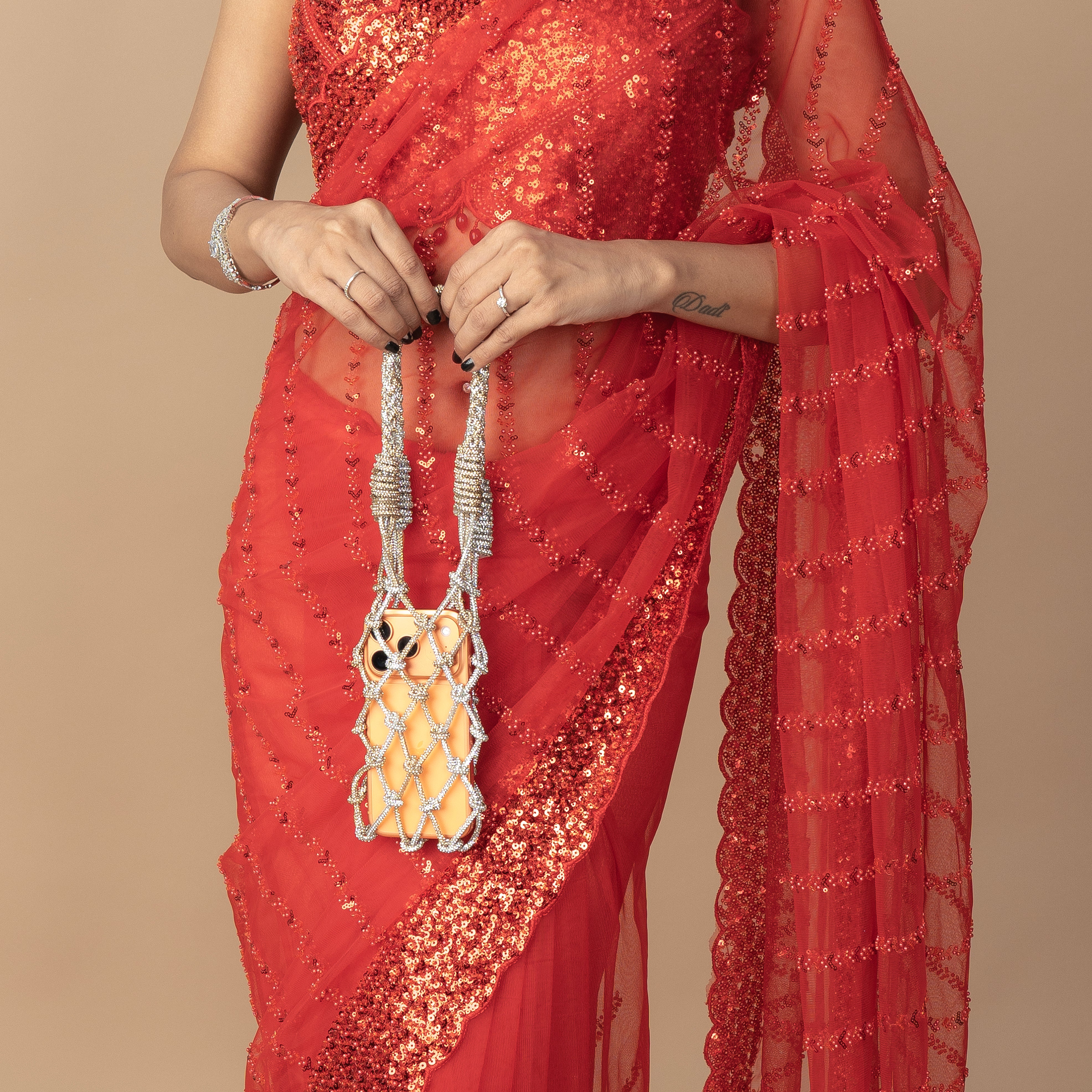 Crystal Knot Luxe Mobile Sling