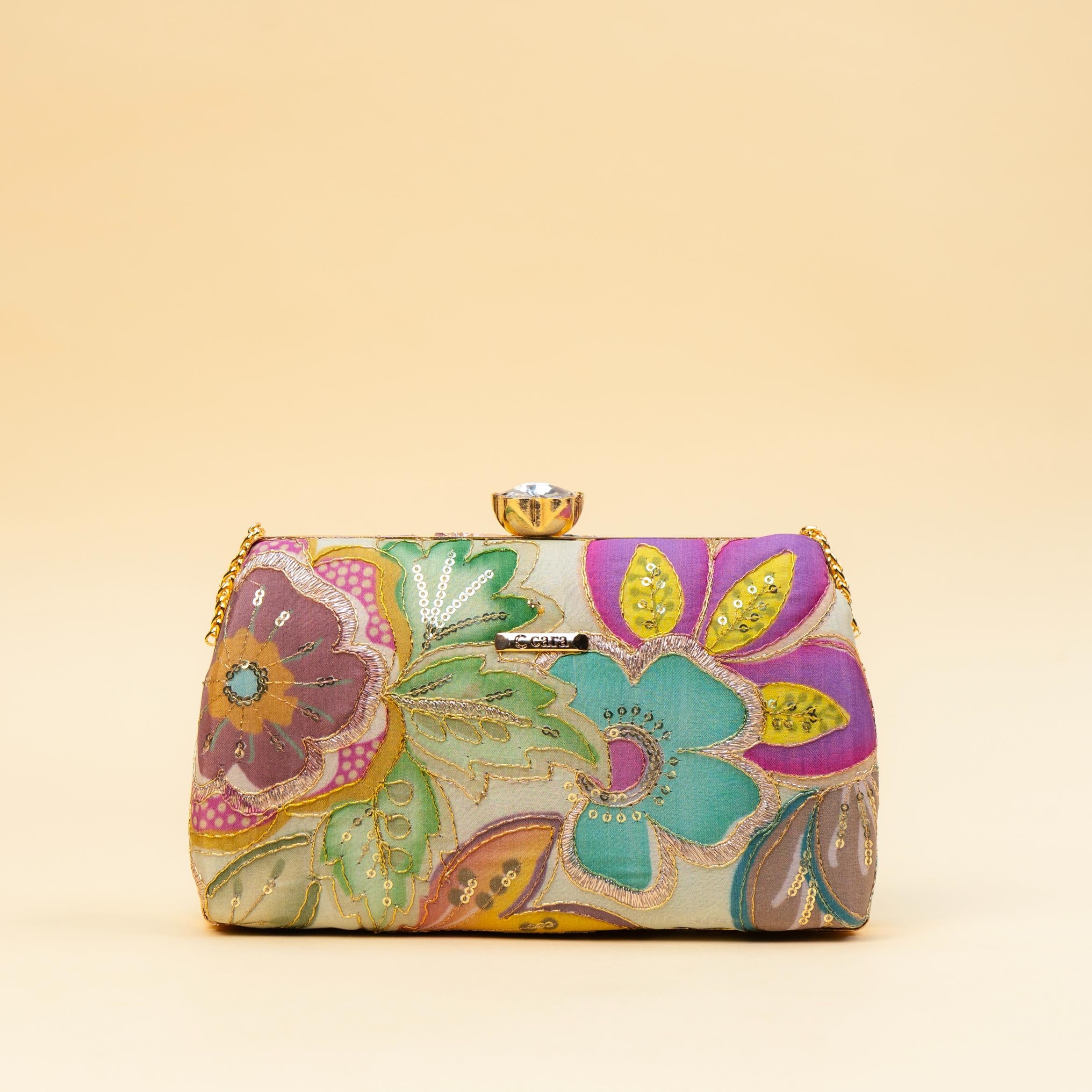 Sequin Thread Clutch