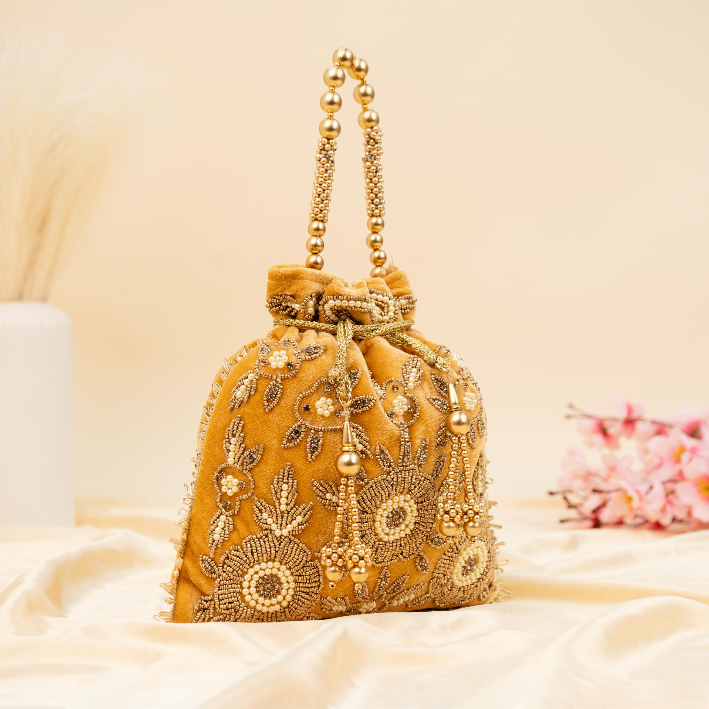 The Velvet Bloom Potli