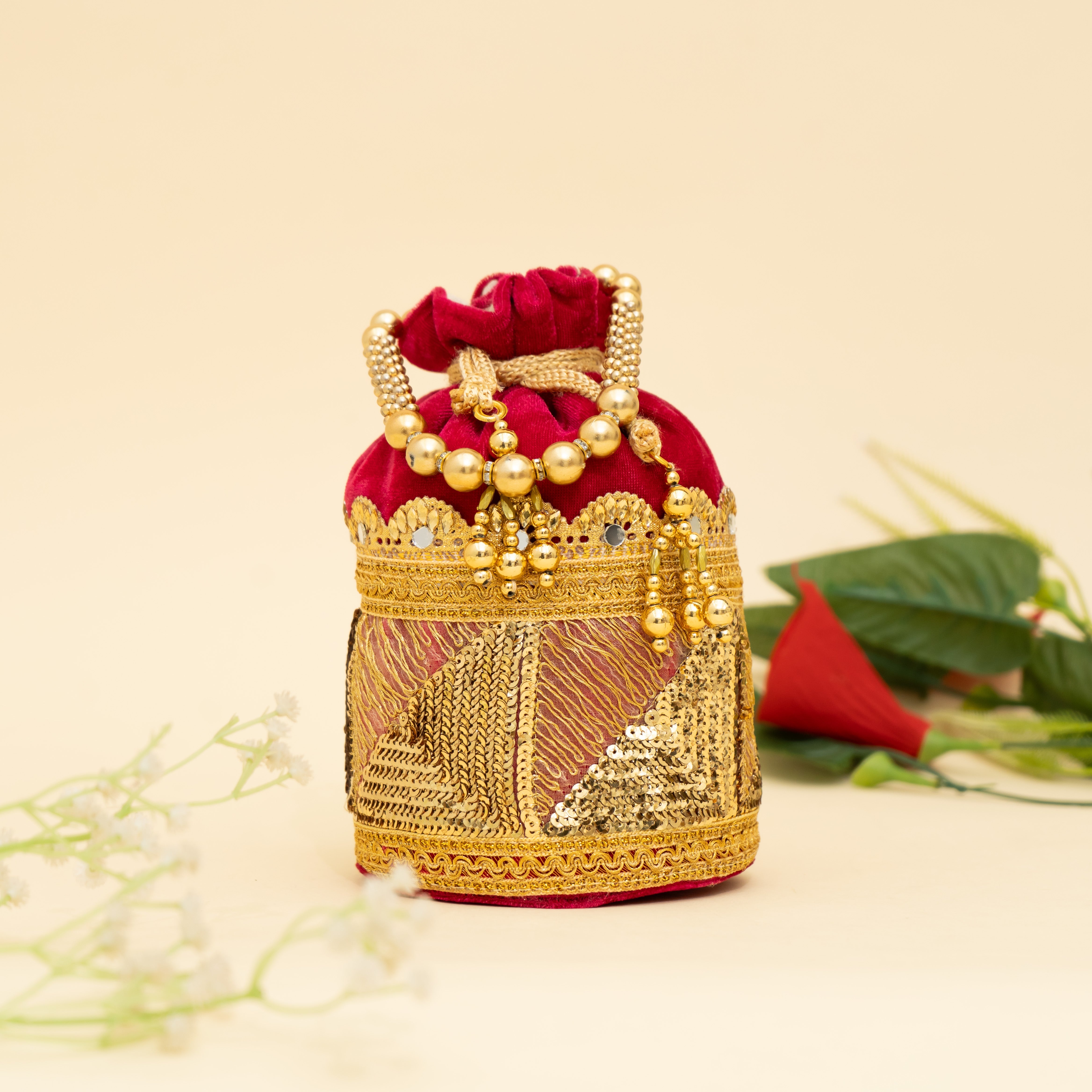 Golden Gleam potli | CARA