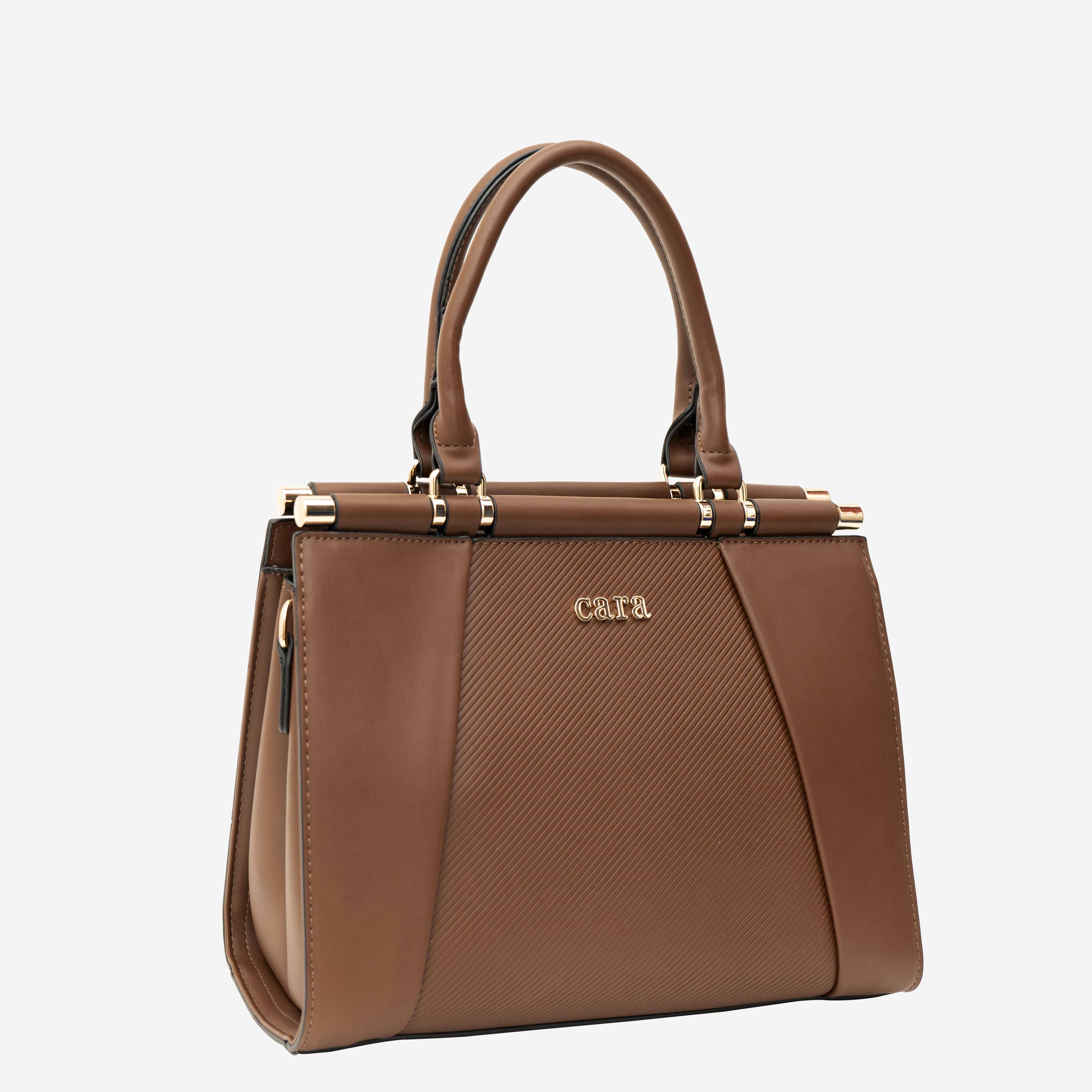 brown Abstract Amaze handbag| cara