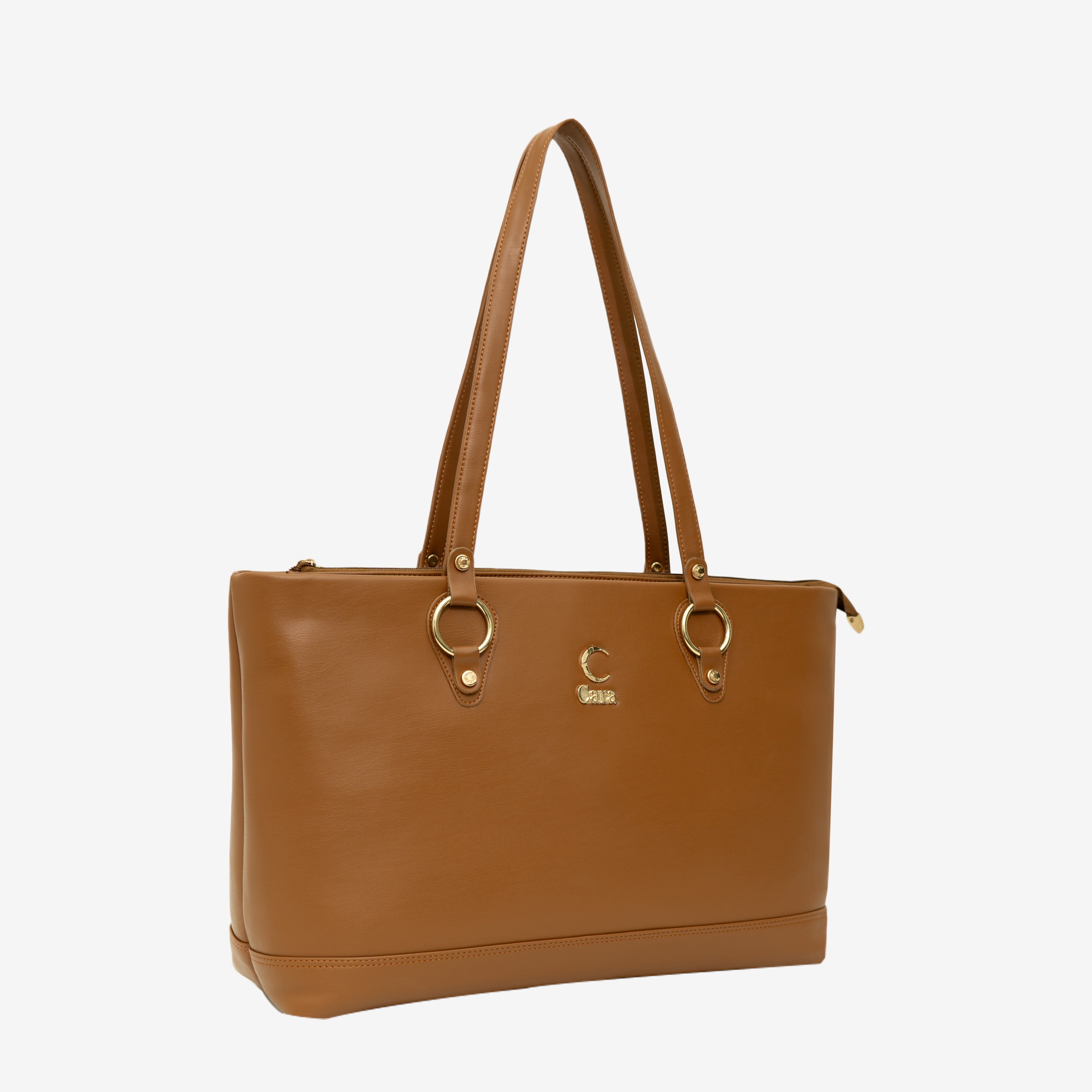 Brown Corporate Chic Tote | Cara