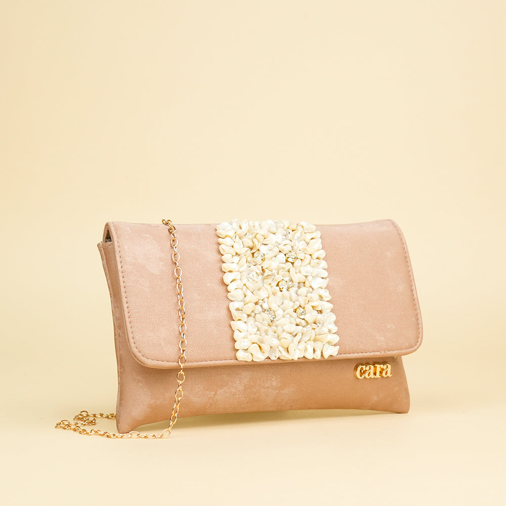 Pearl Bloom Clutch