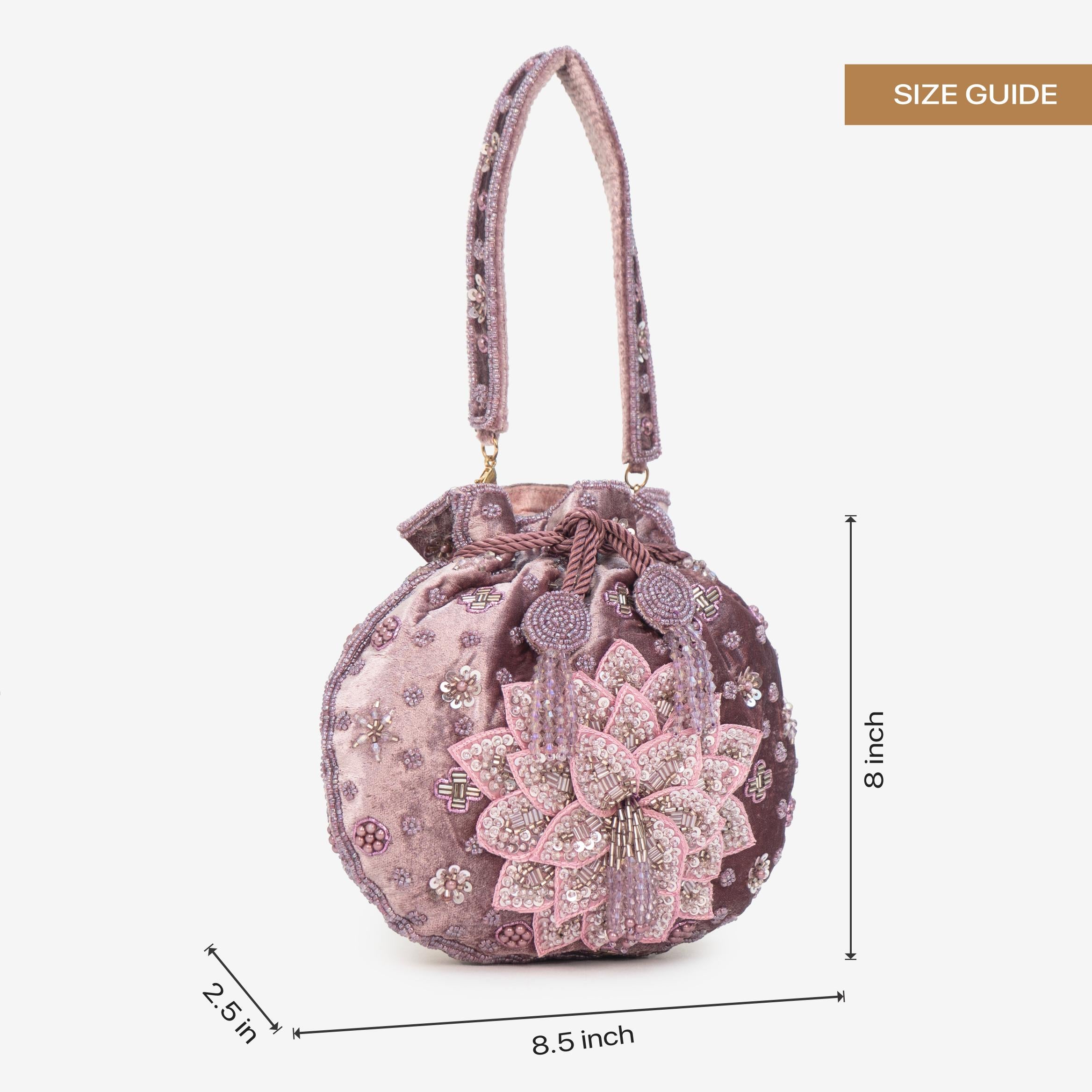 Precious Pearl Bloom Potli