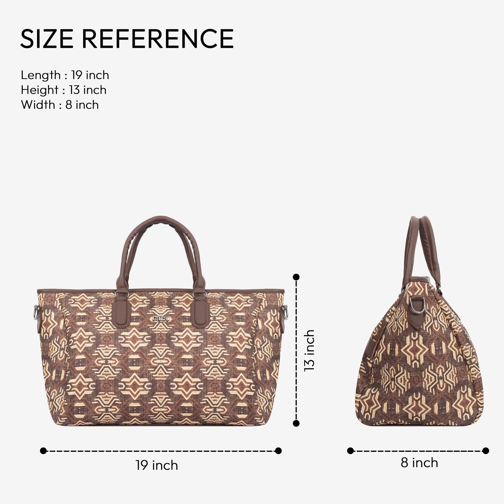 Geometric Imperial Tote