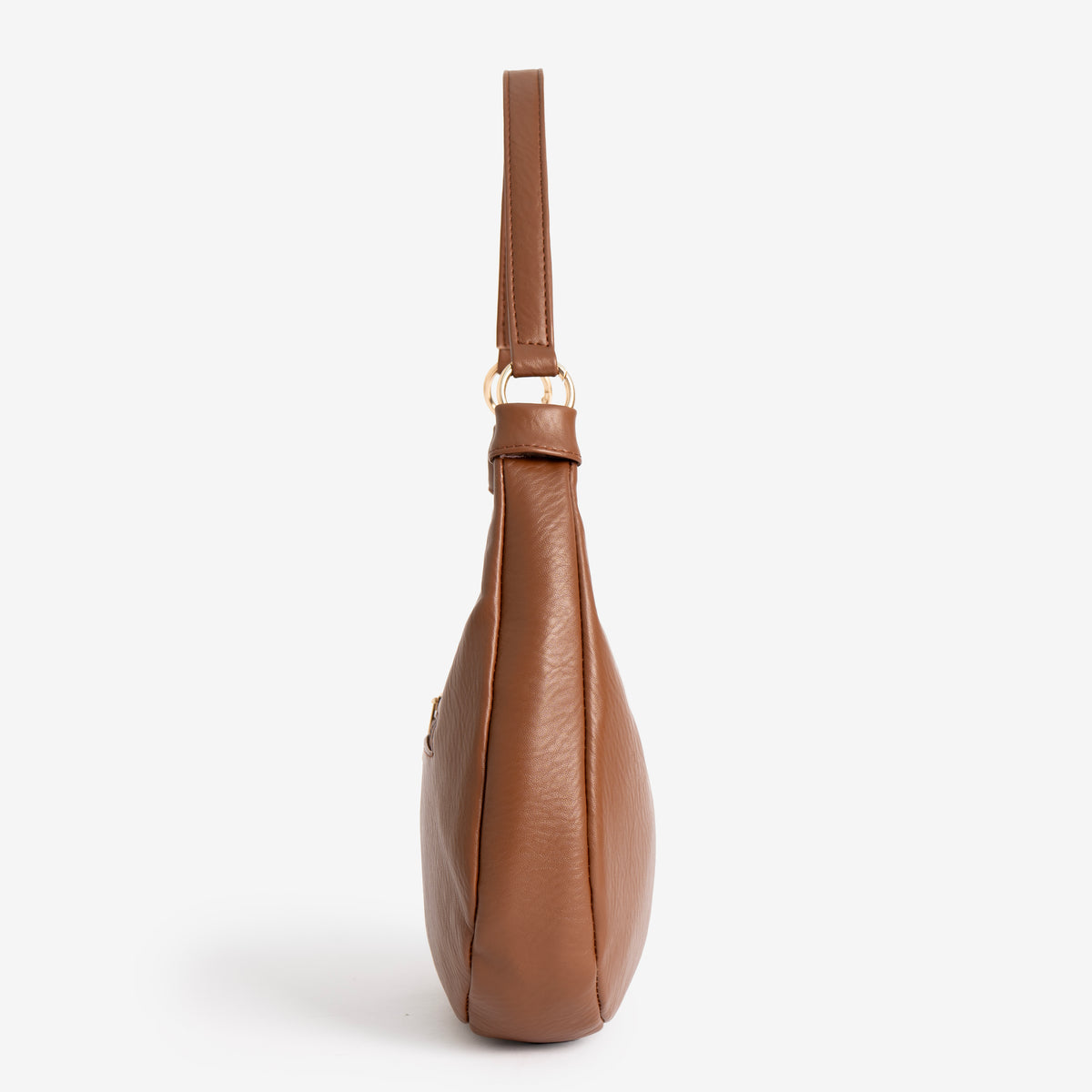 Classic Luxe Brown Hobo Bag