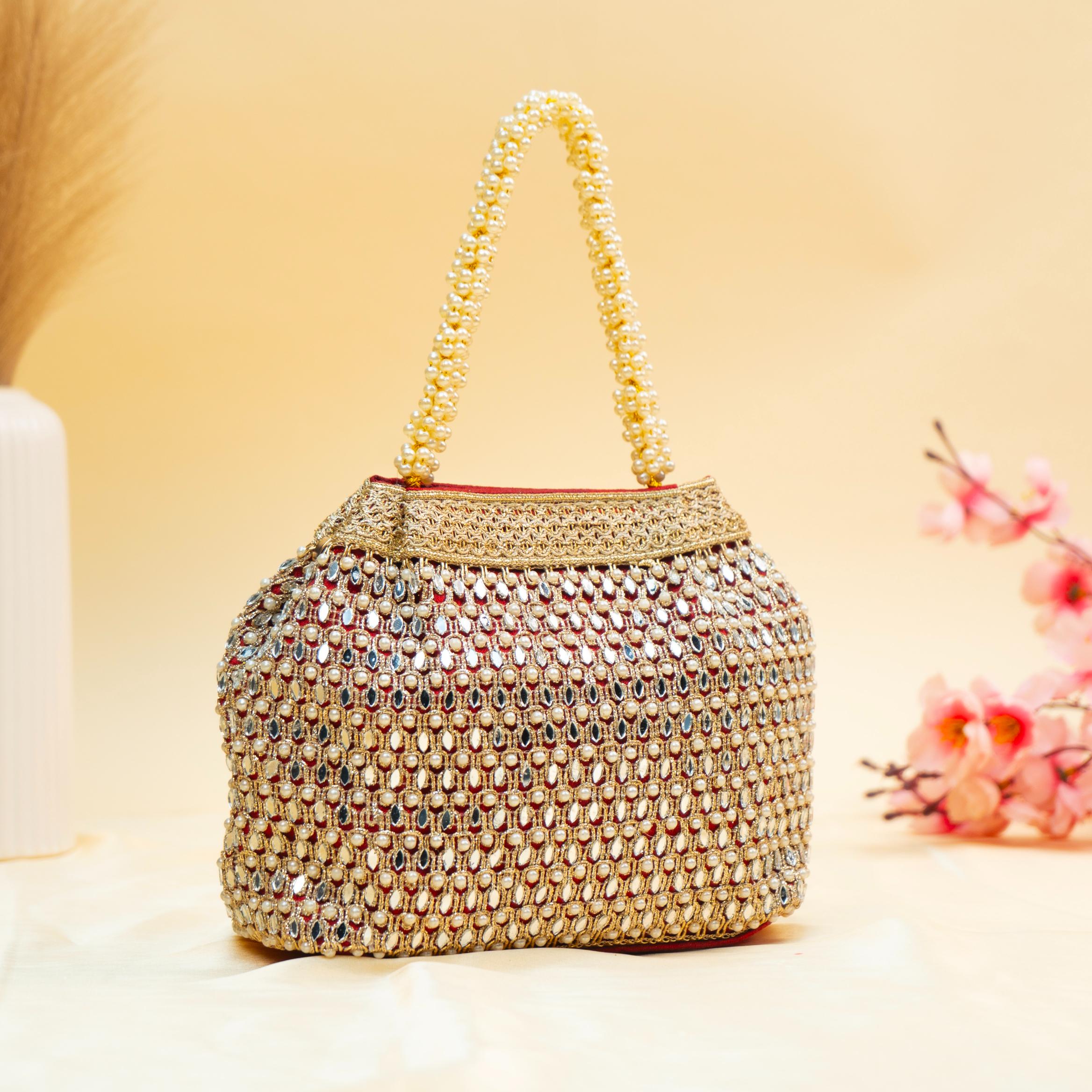 Dazzle Crystal Bead Potli