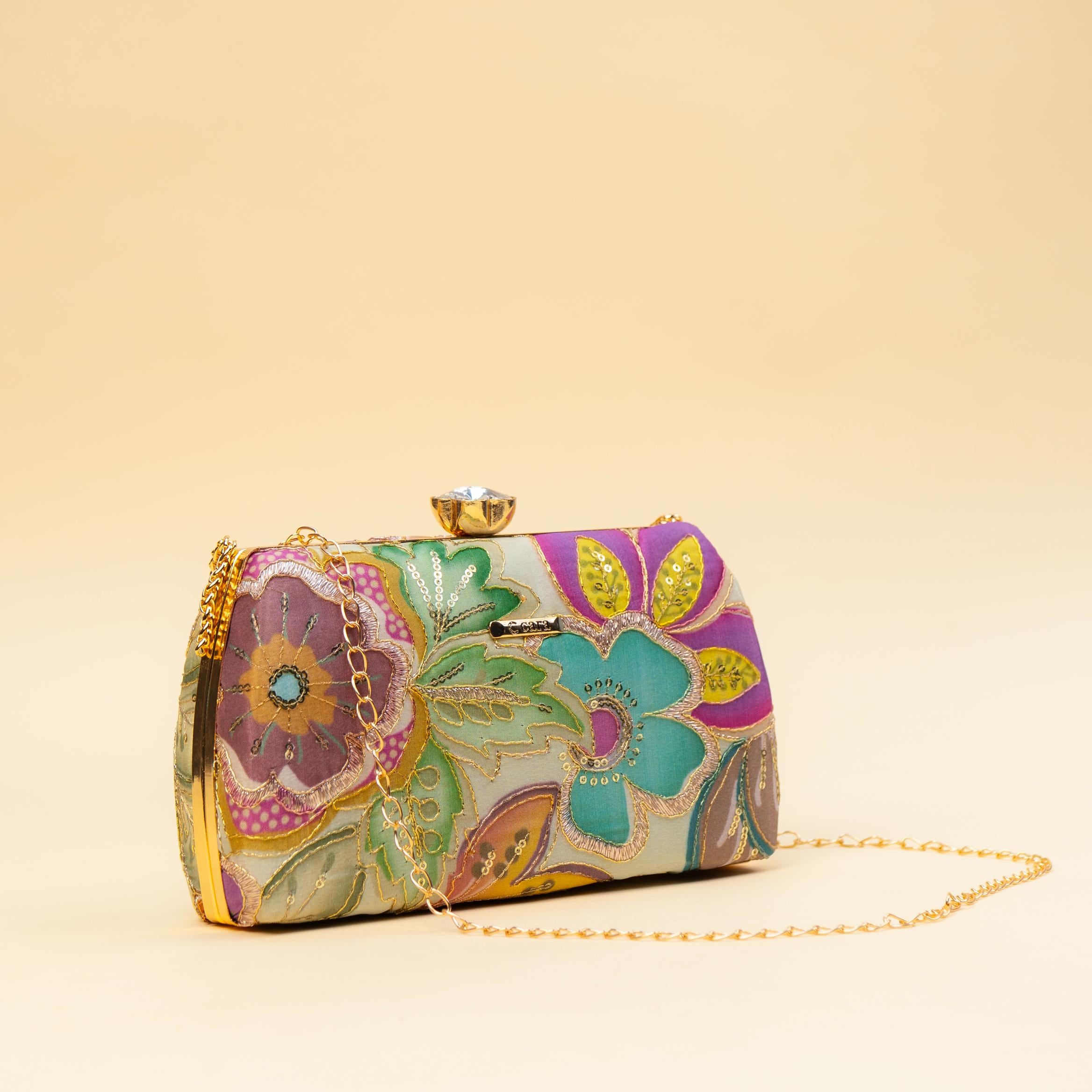 Sequin Thread Clutch