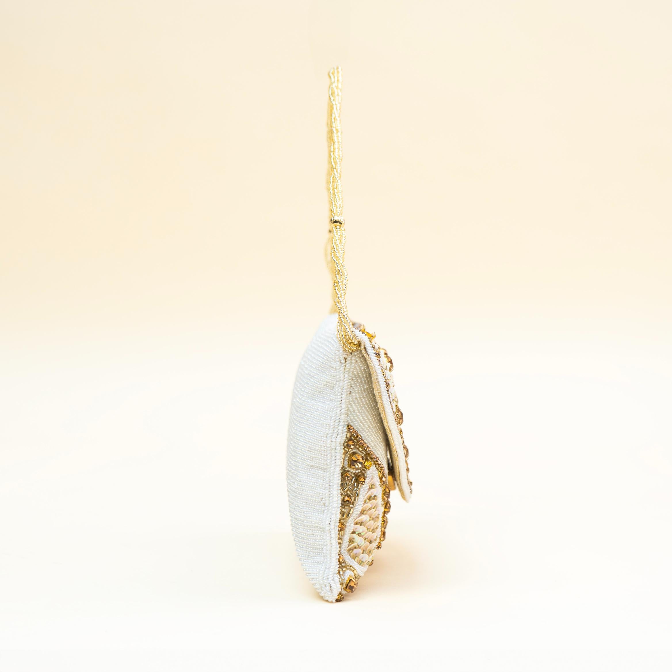 Golden Droplet Clutch