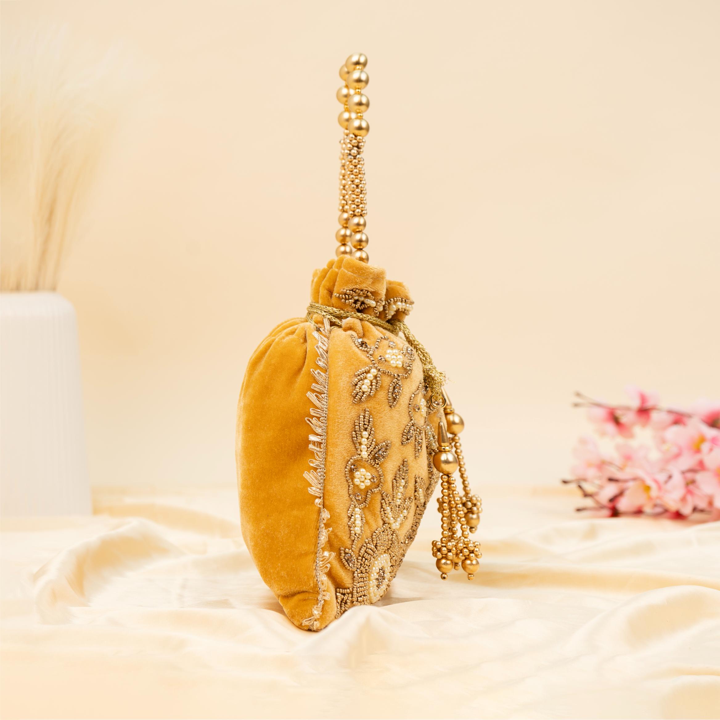 The Velvet Bloom Potli