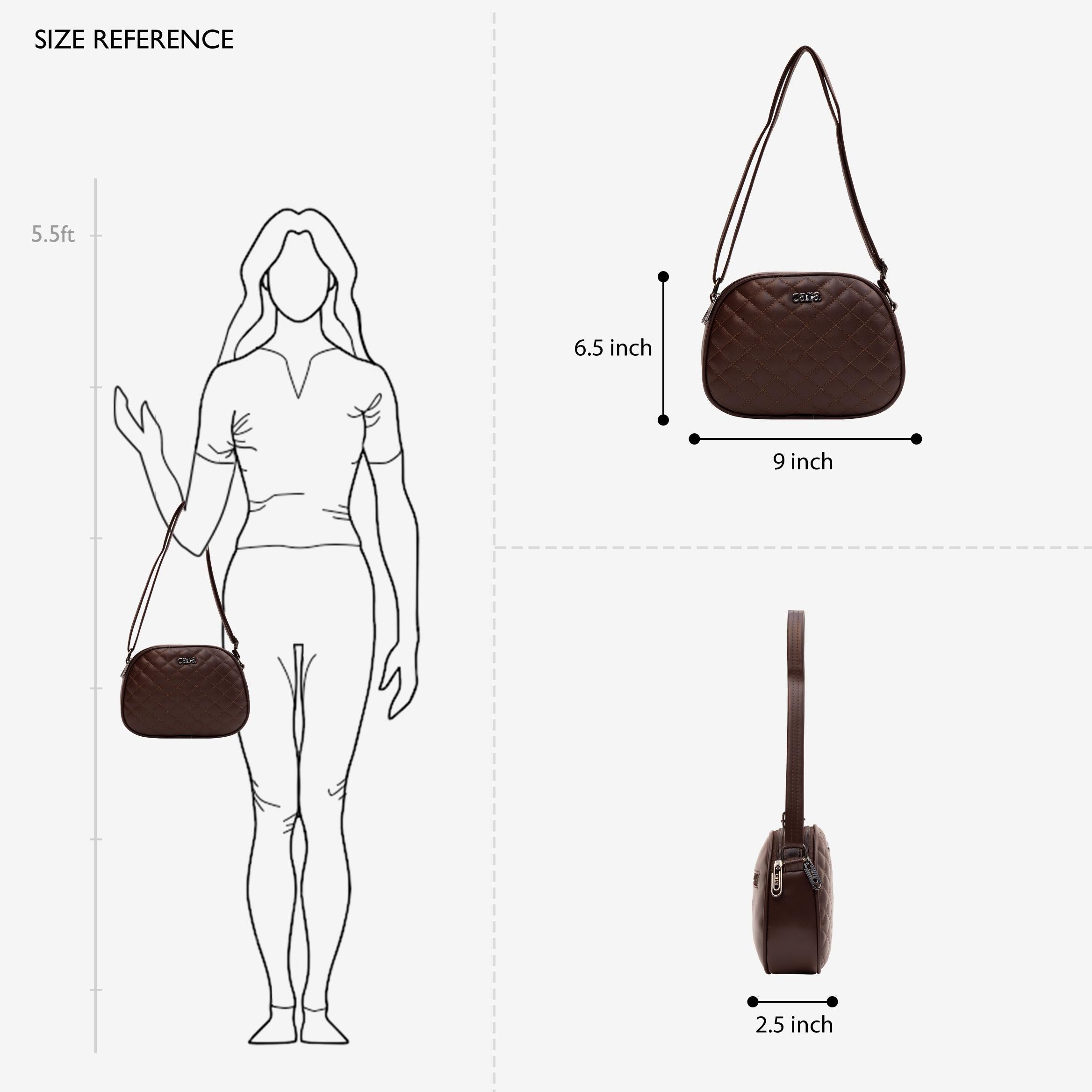 Quilted Luxe Sling Bag