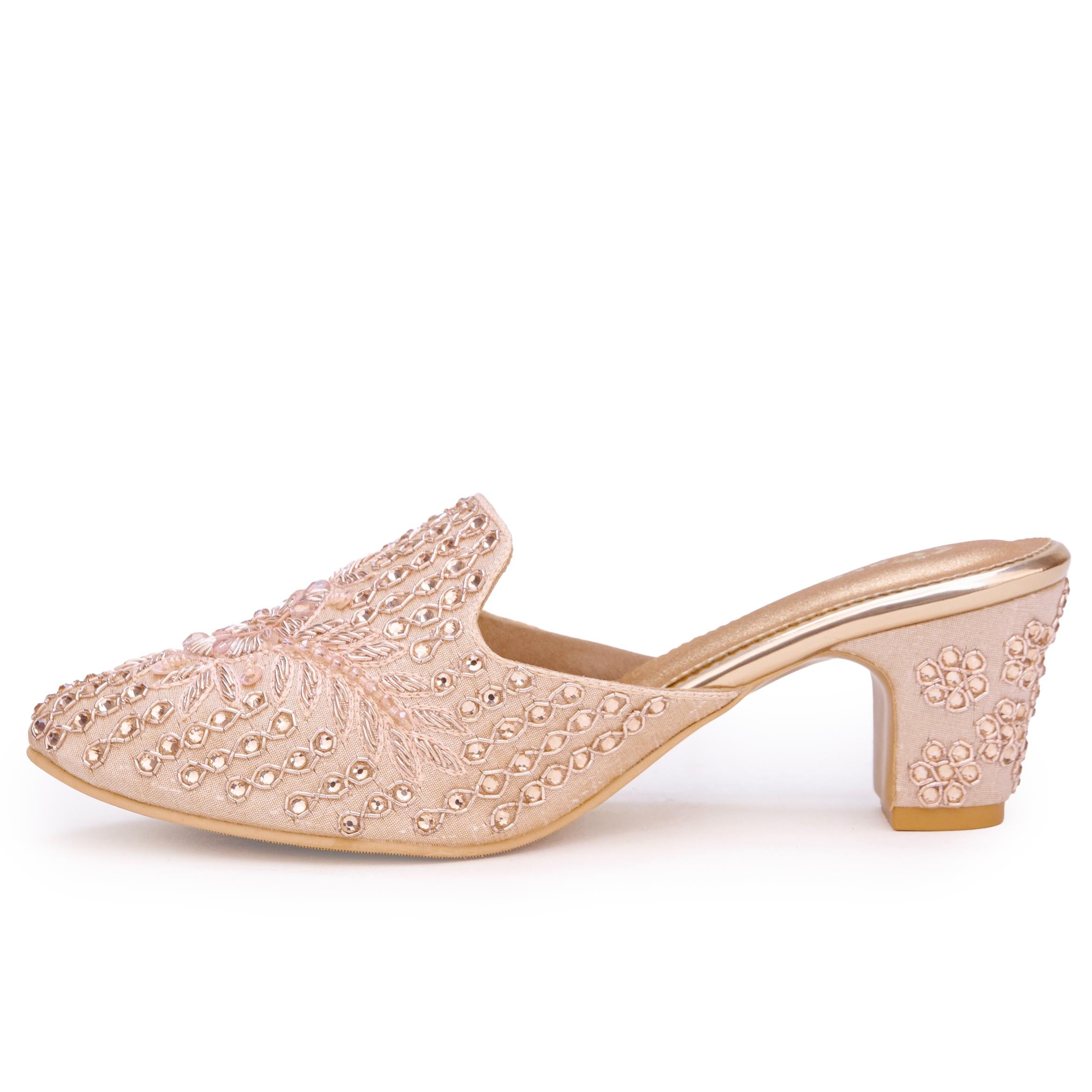 Zardosi Beaded Mules