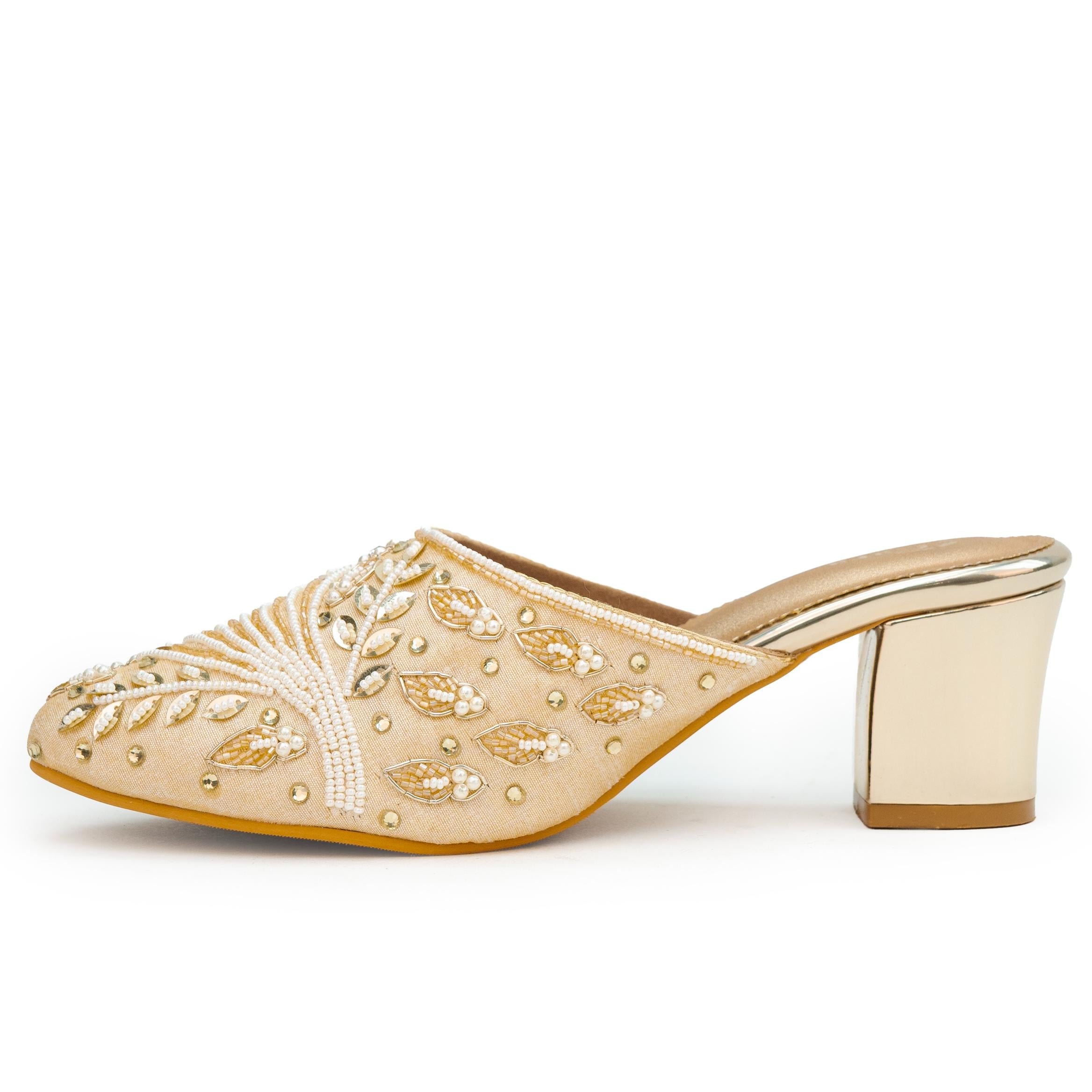 Beaded Ray Mules