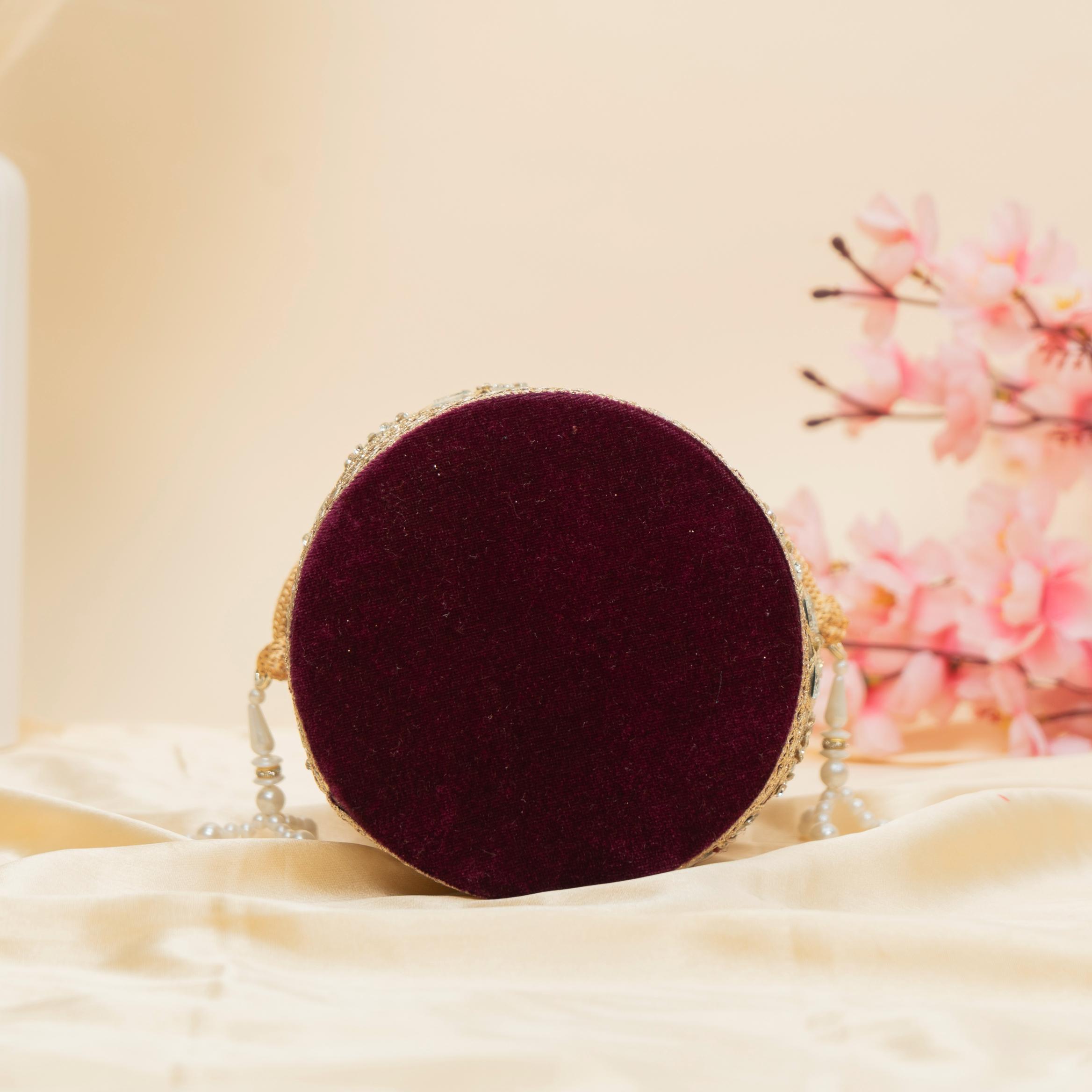 Royal Velvet Shimmer Potli