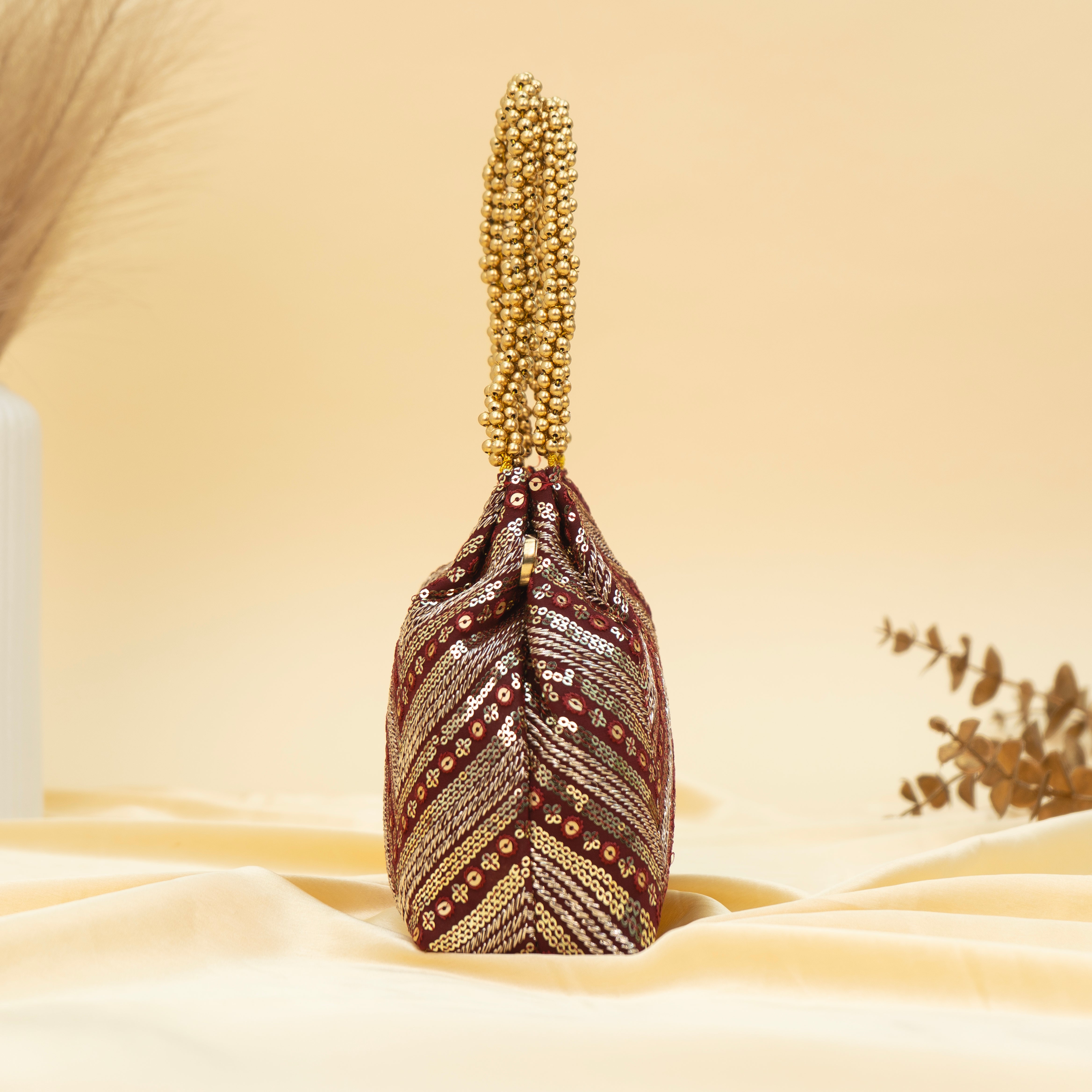 Ornate Bloom Potli
