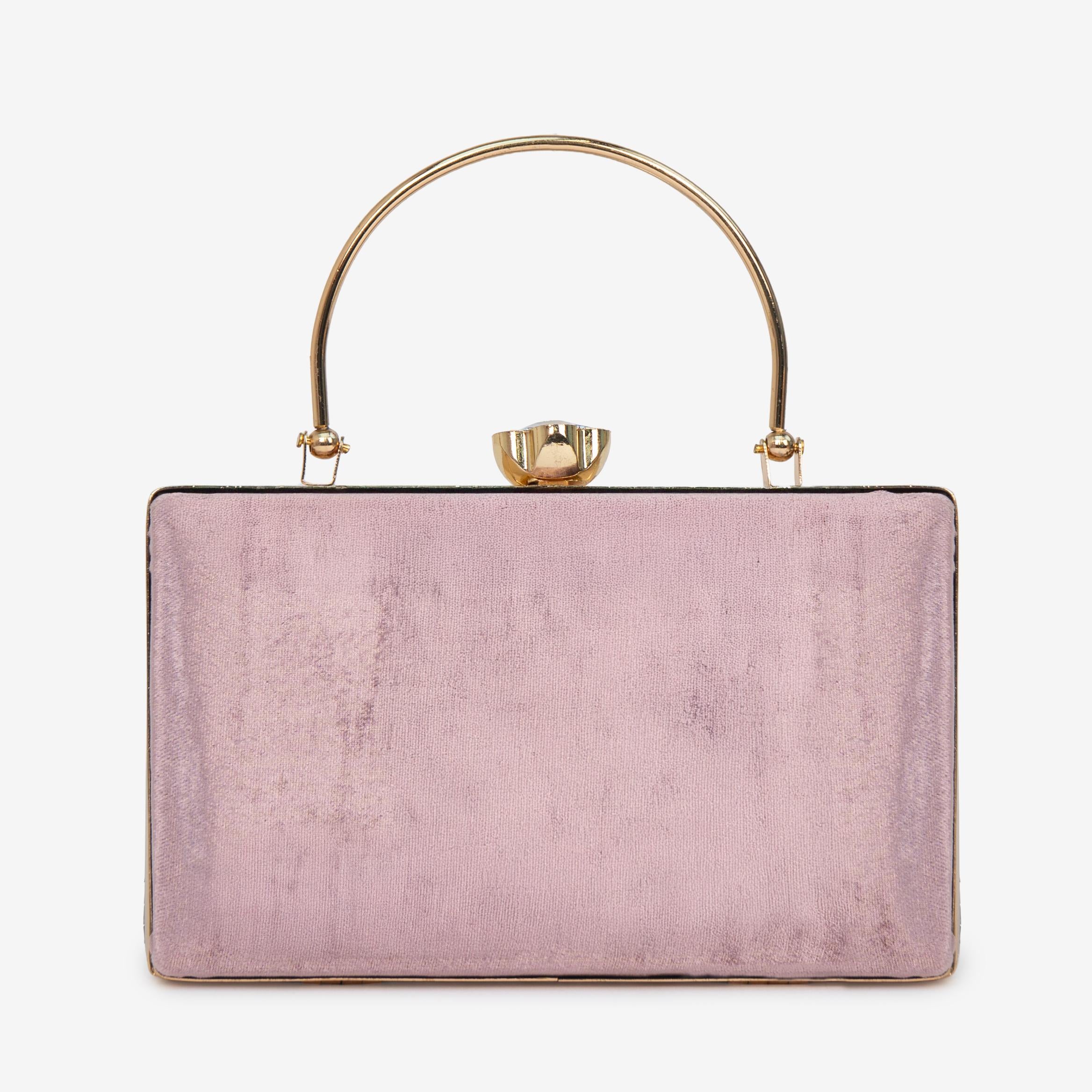 Ivory Palm Clutch