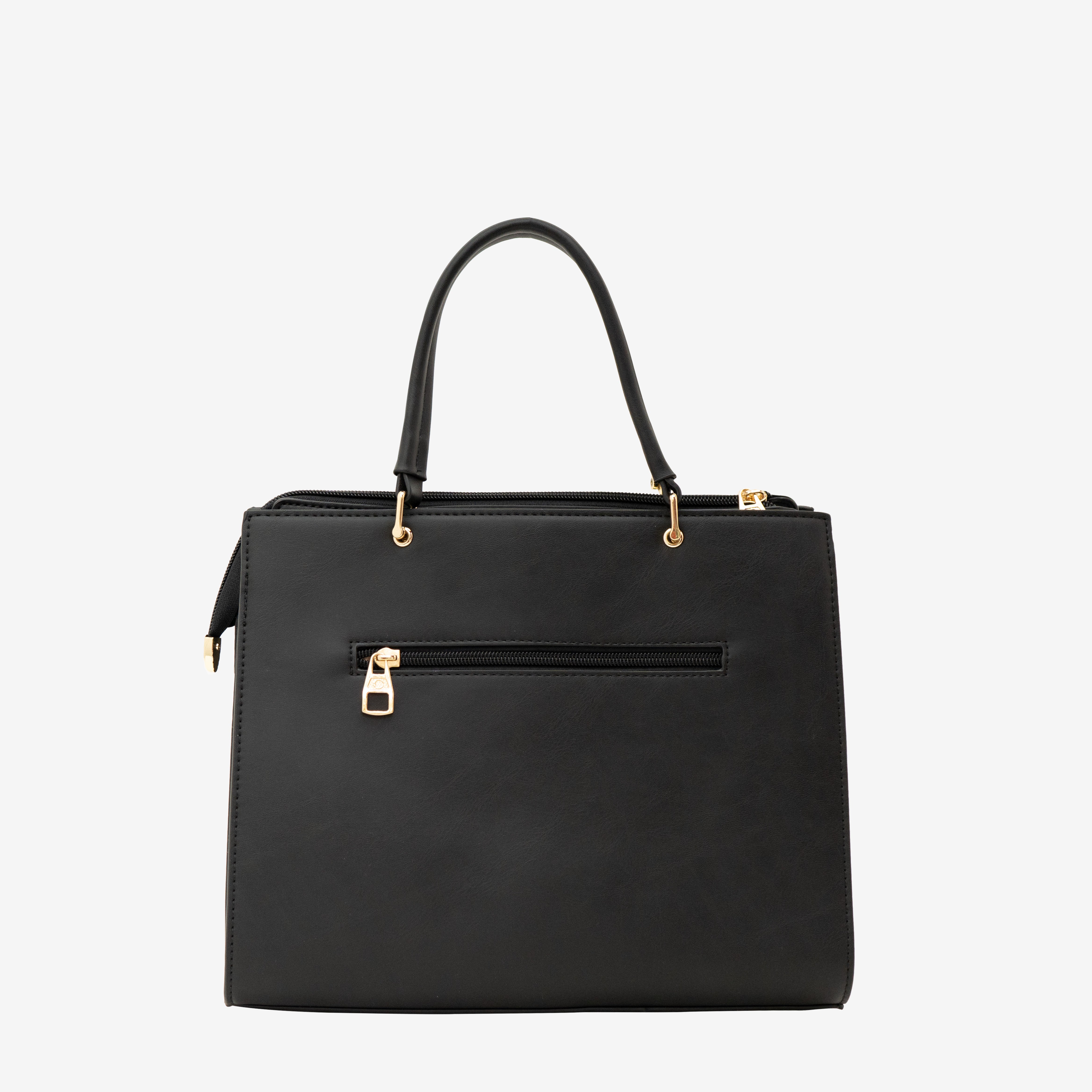 Black Floral Eclipse Handbag | Cara