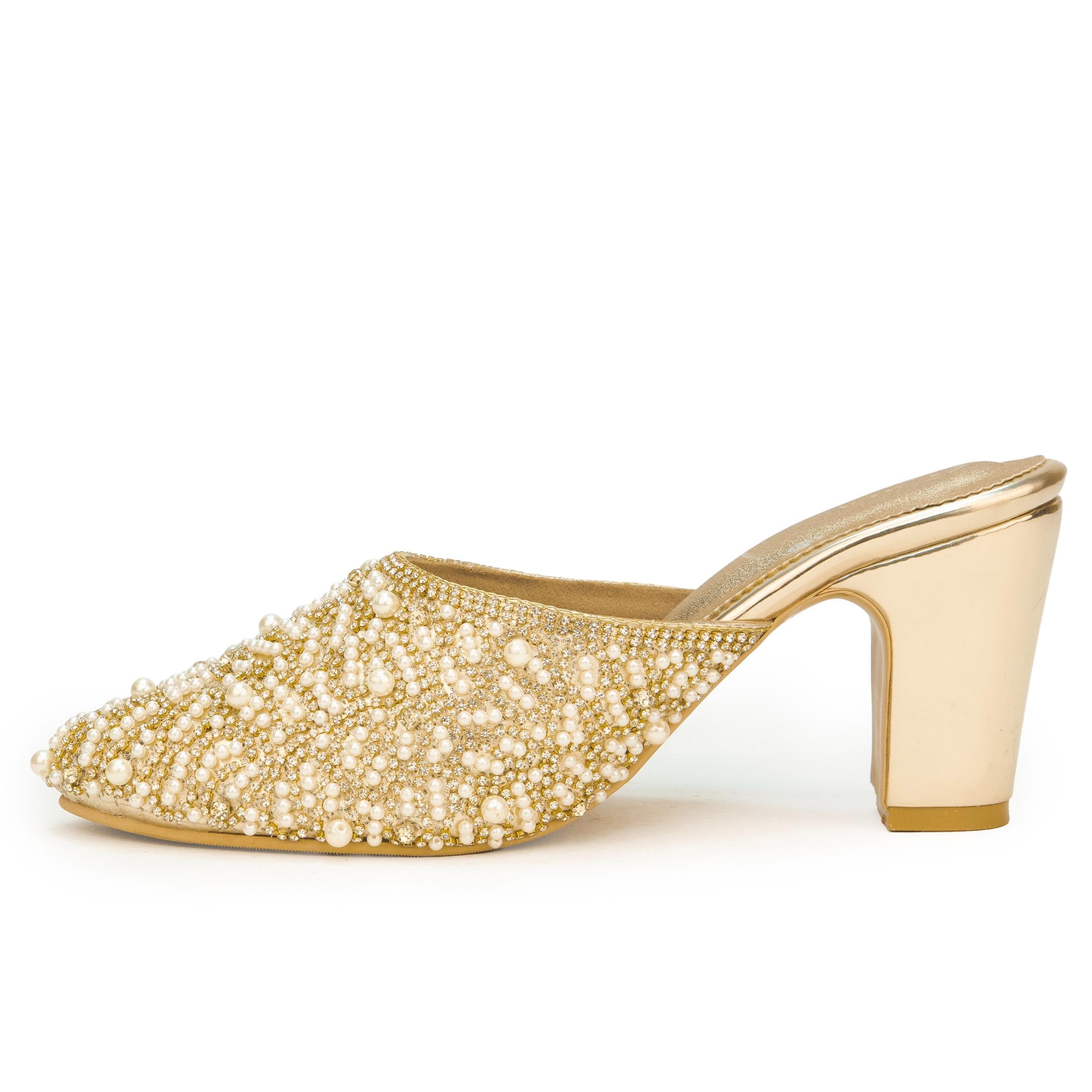 Ocean Pearl Glam Mules