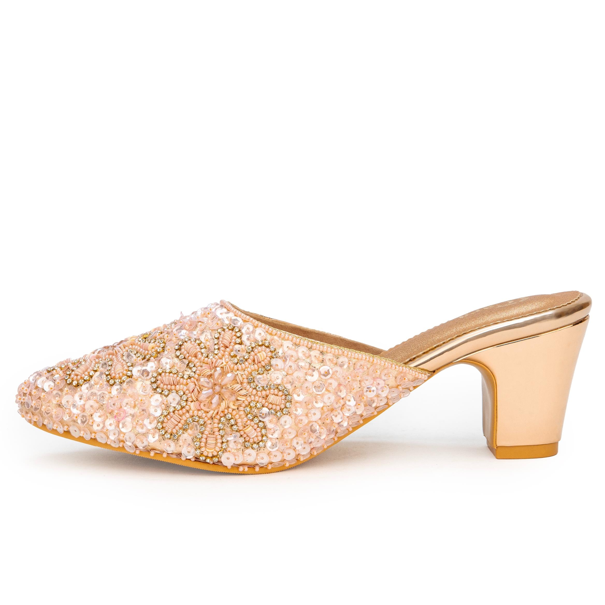 Pearl Bloom Mules
