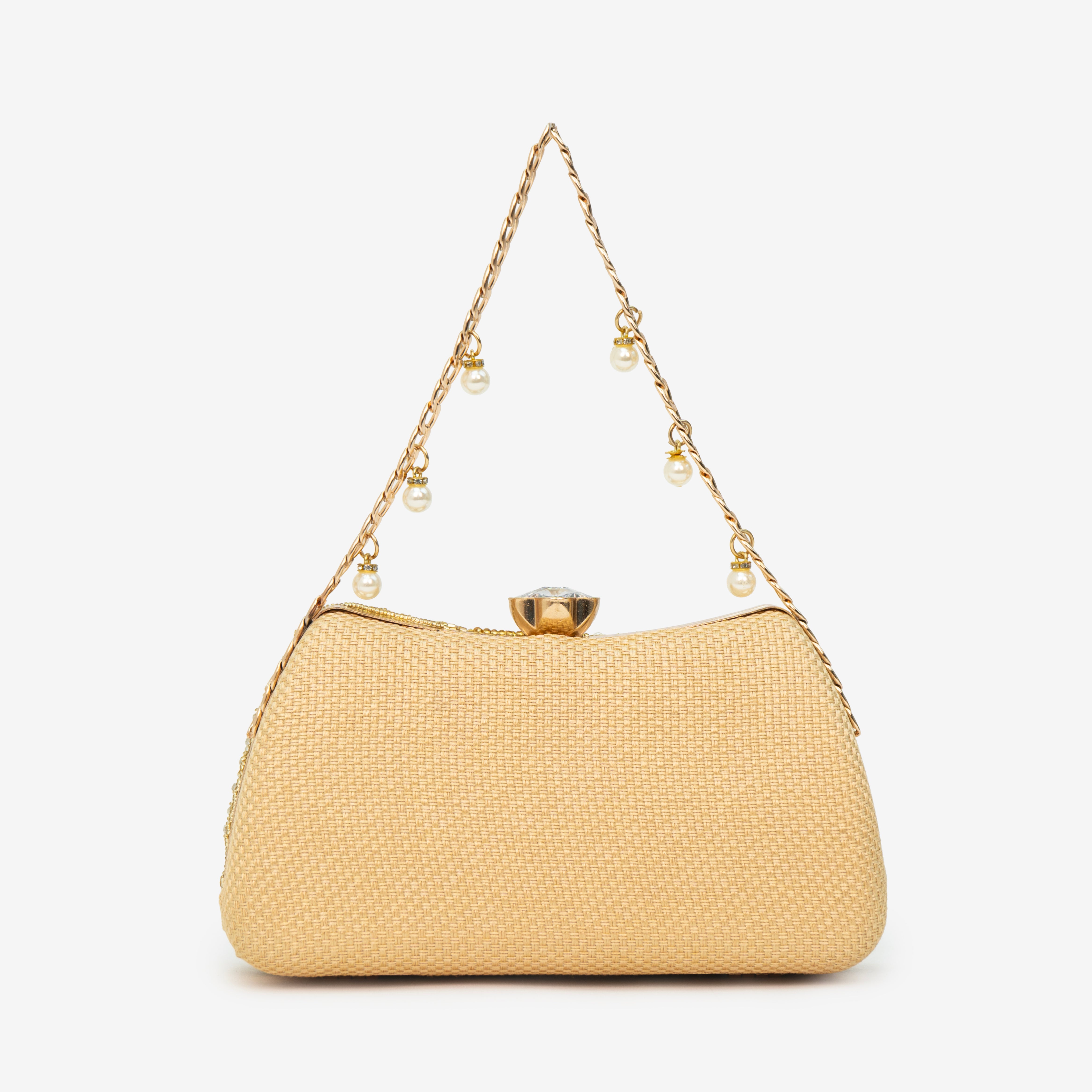 Zari Moti Box Clutch