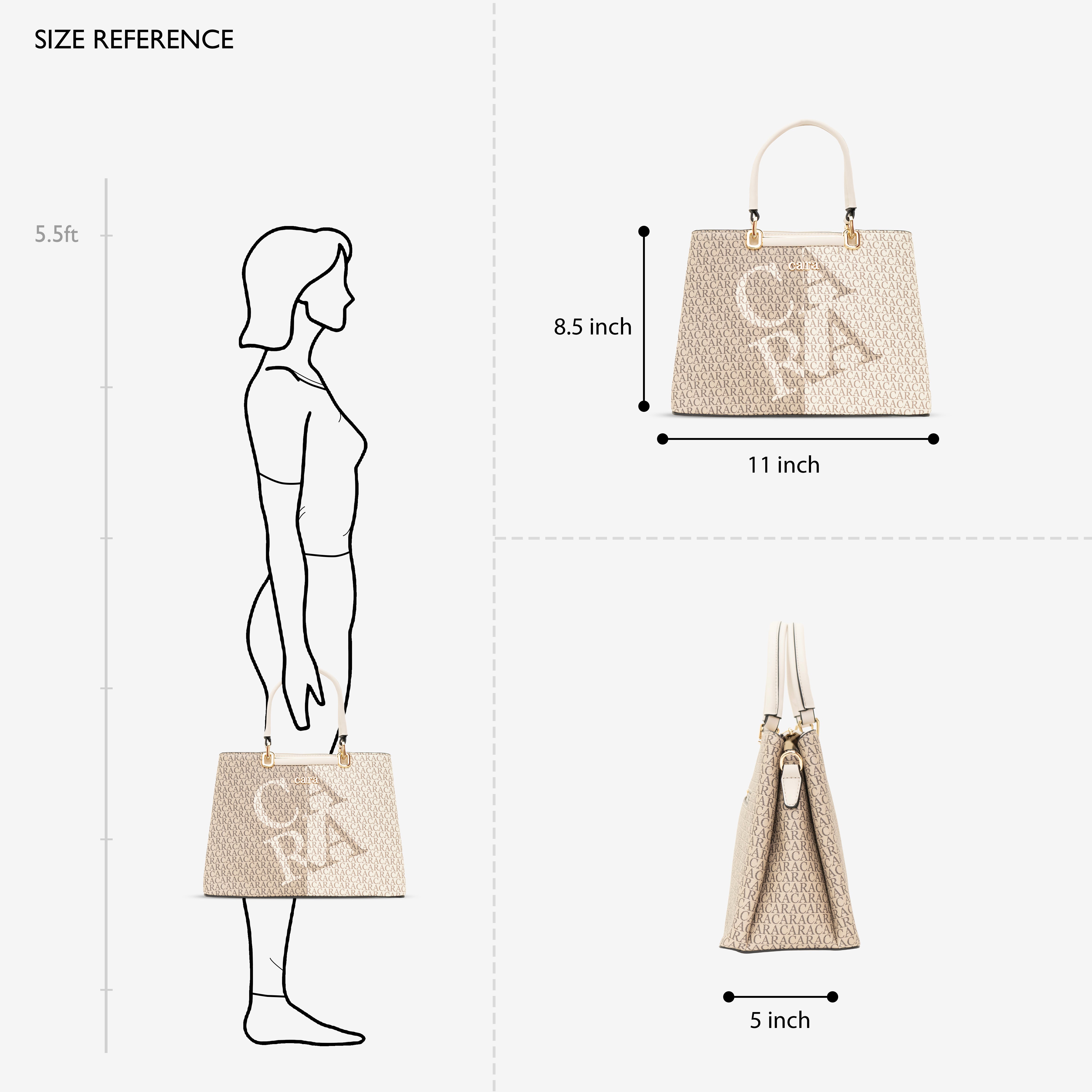 Beige Signature Edition Handbag | Cara