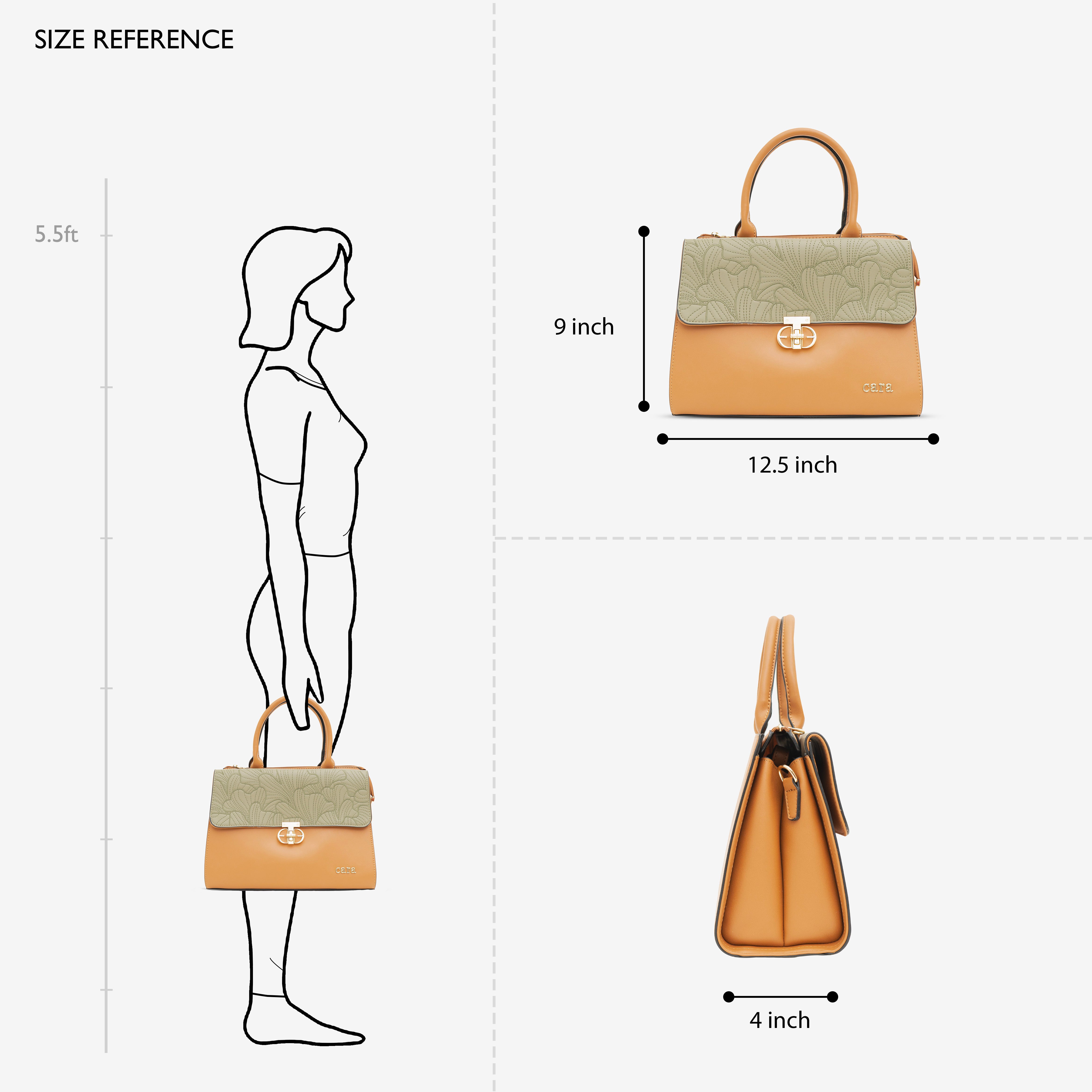 Brown Royal Heritage Handbag | Cara