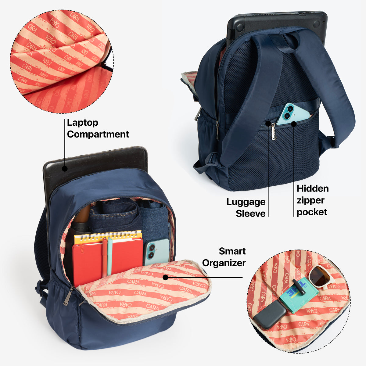 CARA Everyday Essentials Backpack