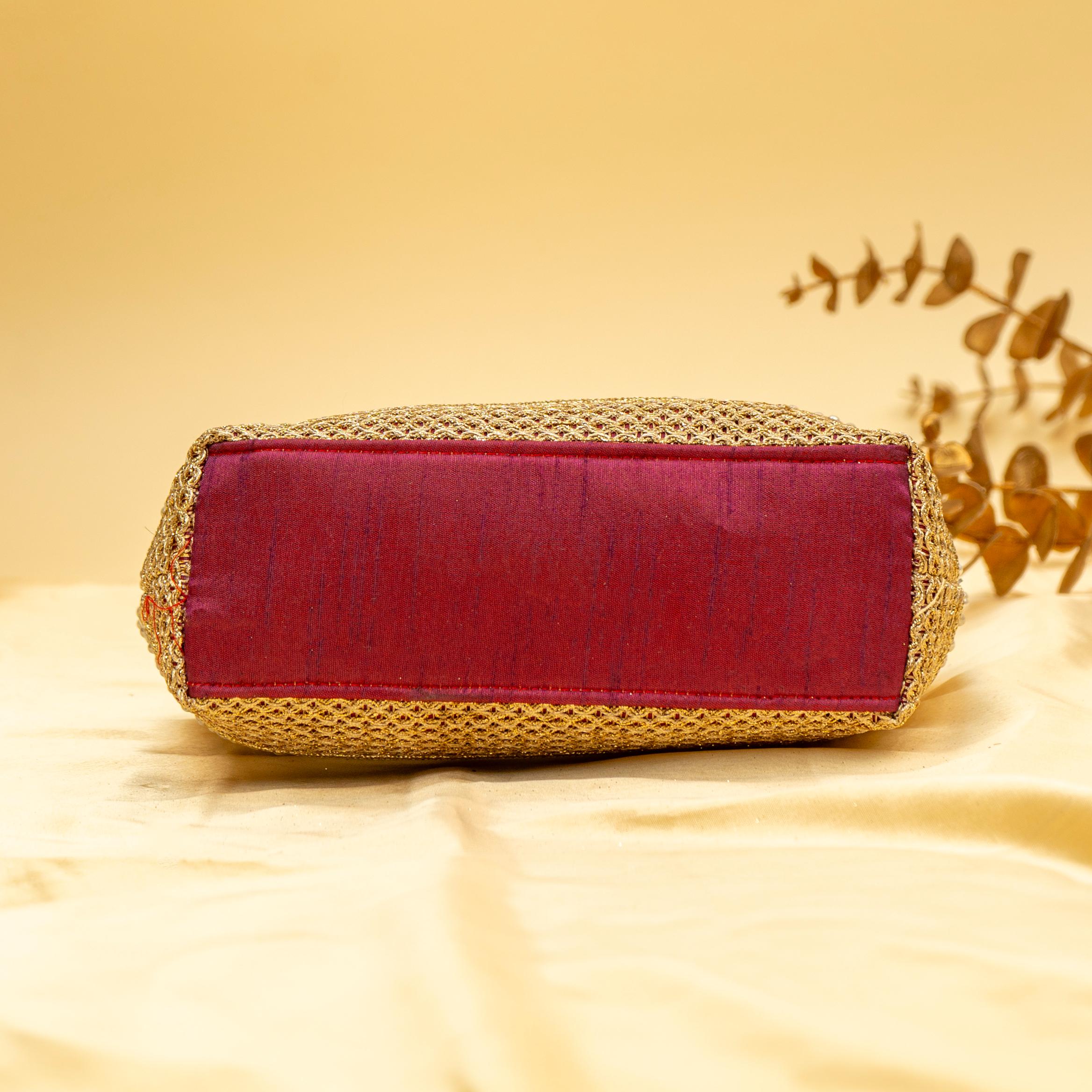 Timeless Pearlwork Potli