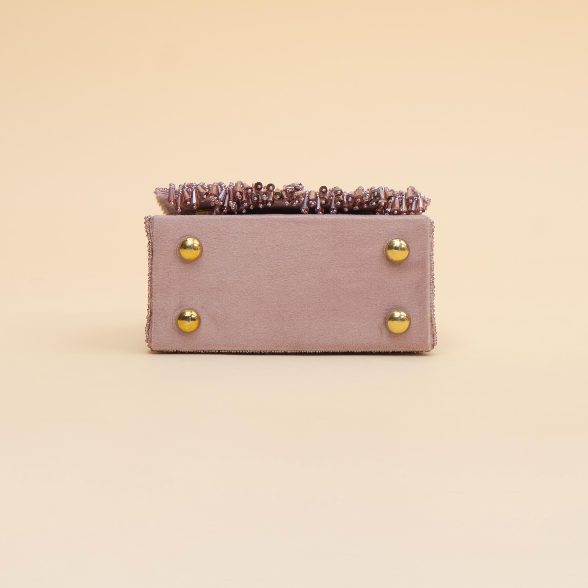 Glitz Fringe Clutch