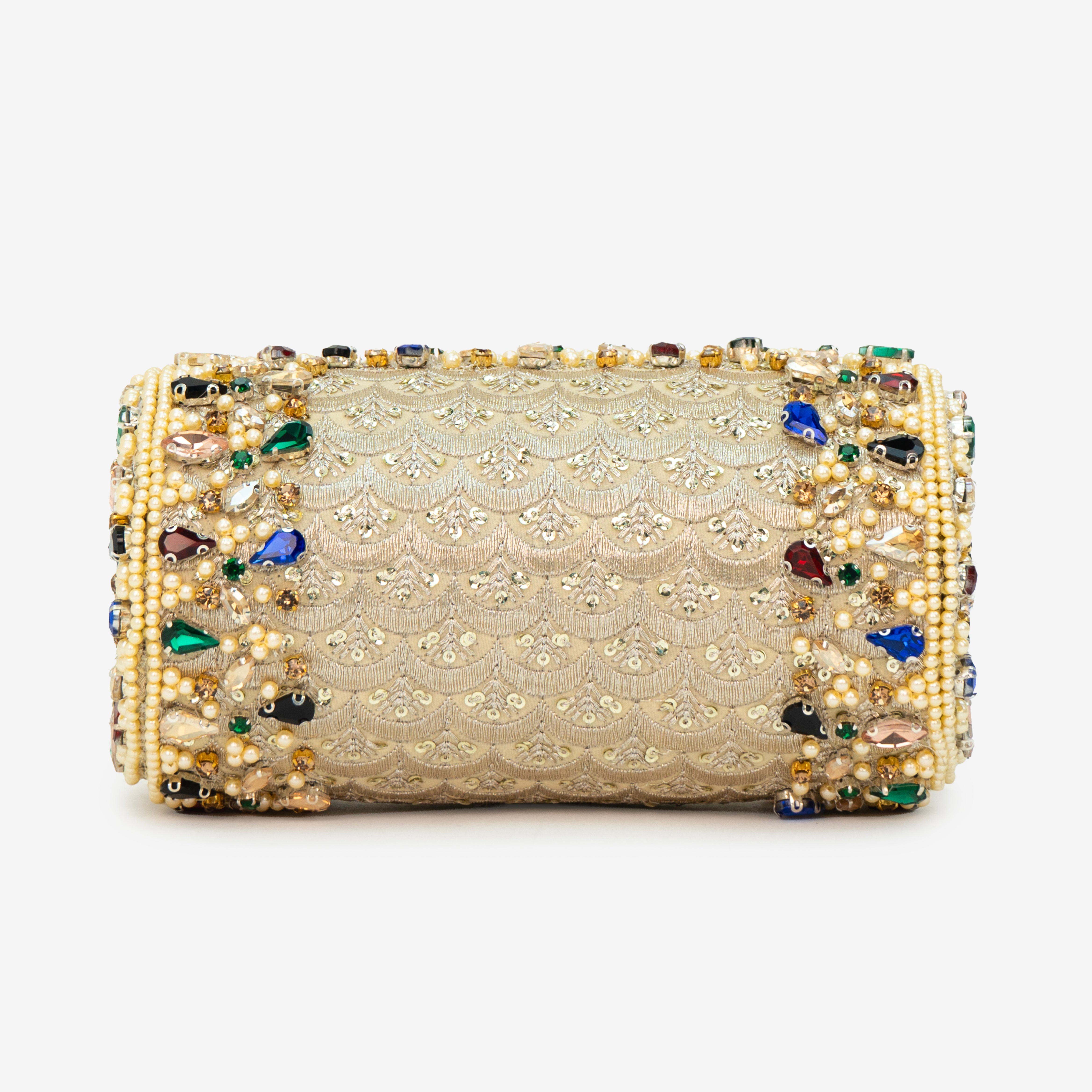 Heritage Beaded Barrel Purse
