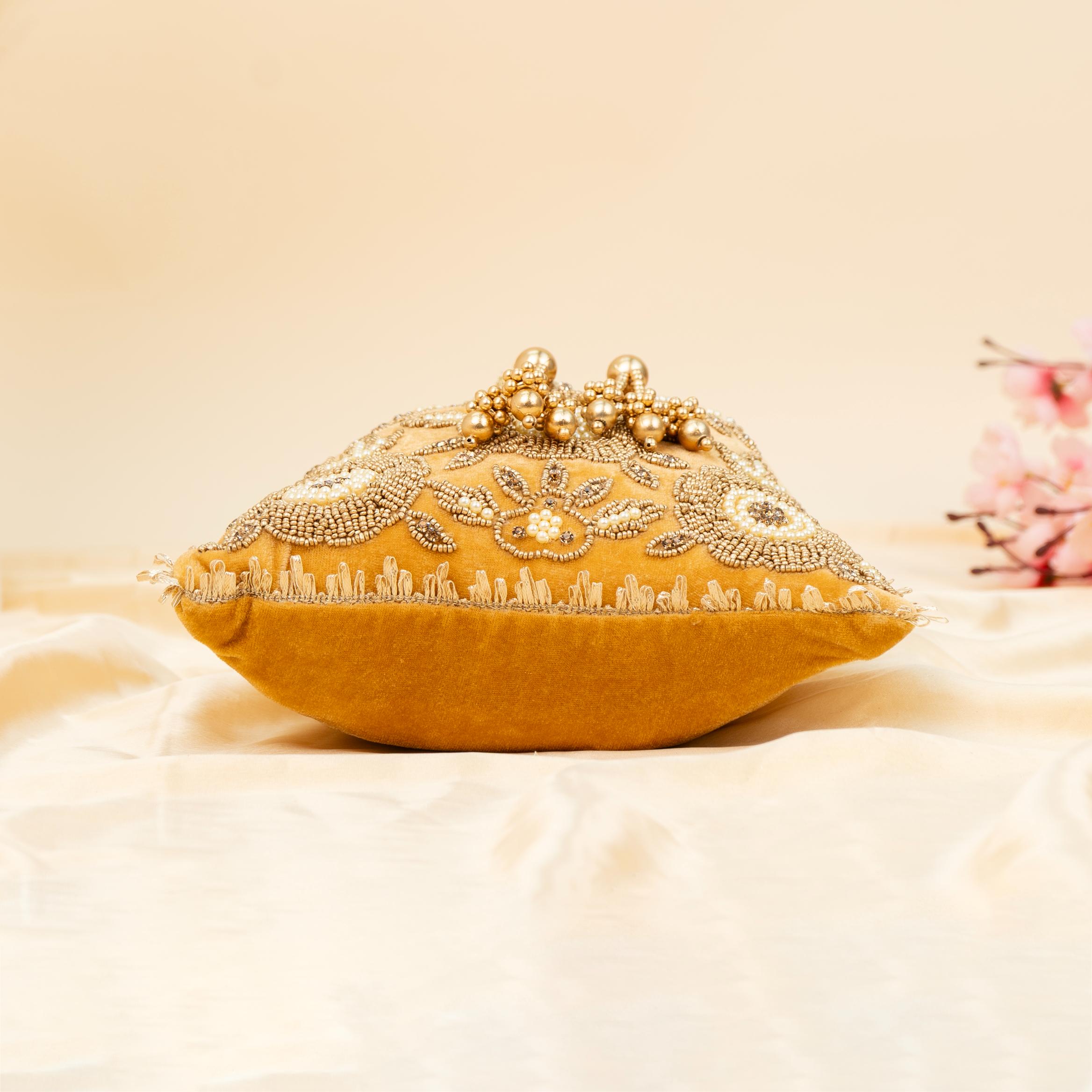 The Velvet Bloom Potli