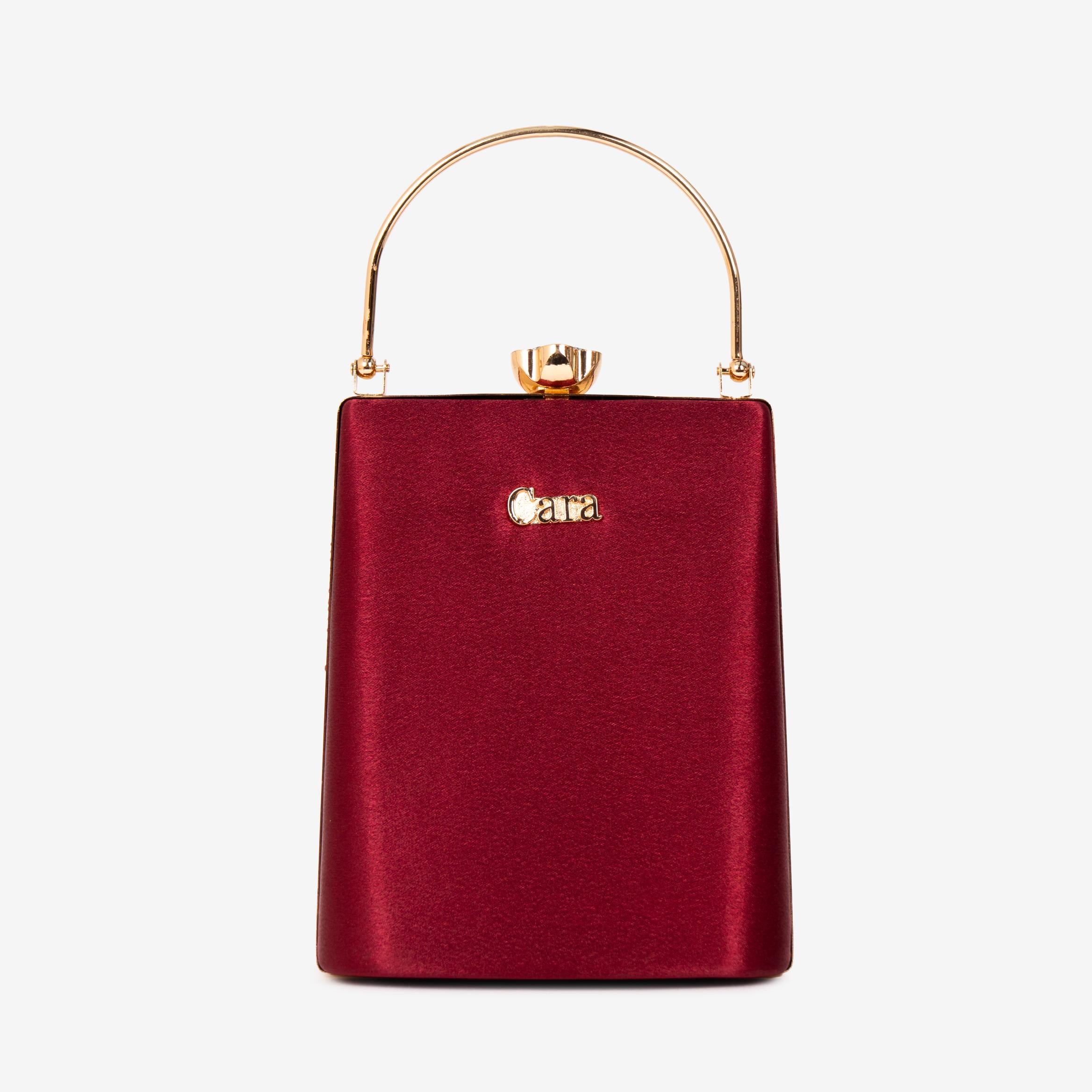 Satin Heartbeat Clutch