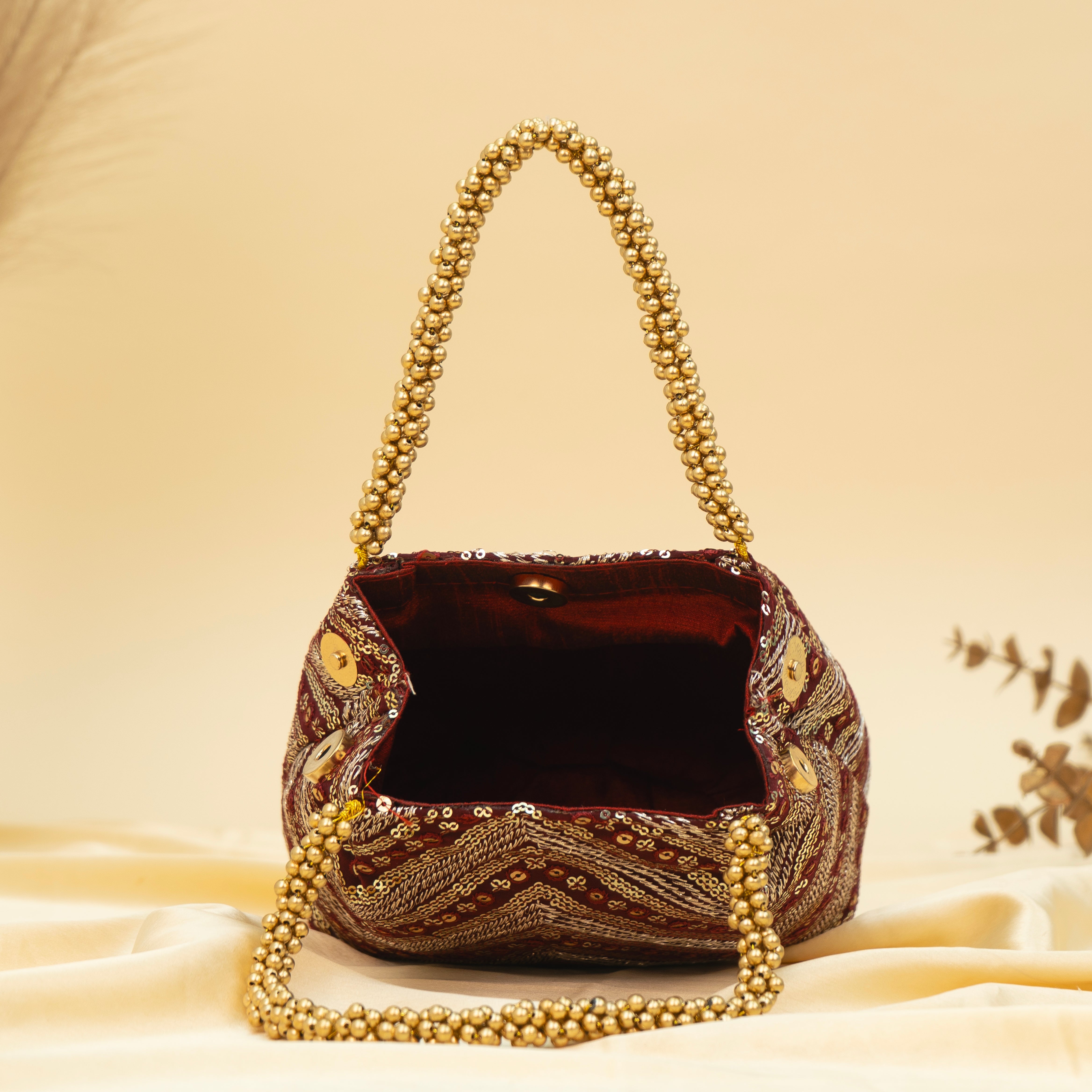 Ornate Bloom Potli