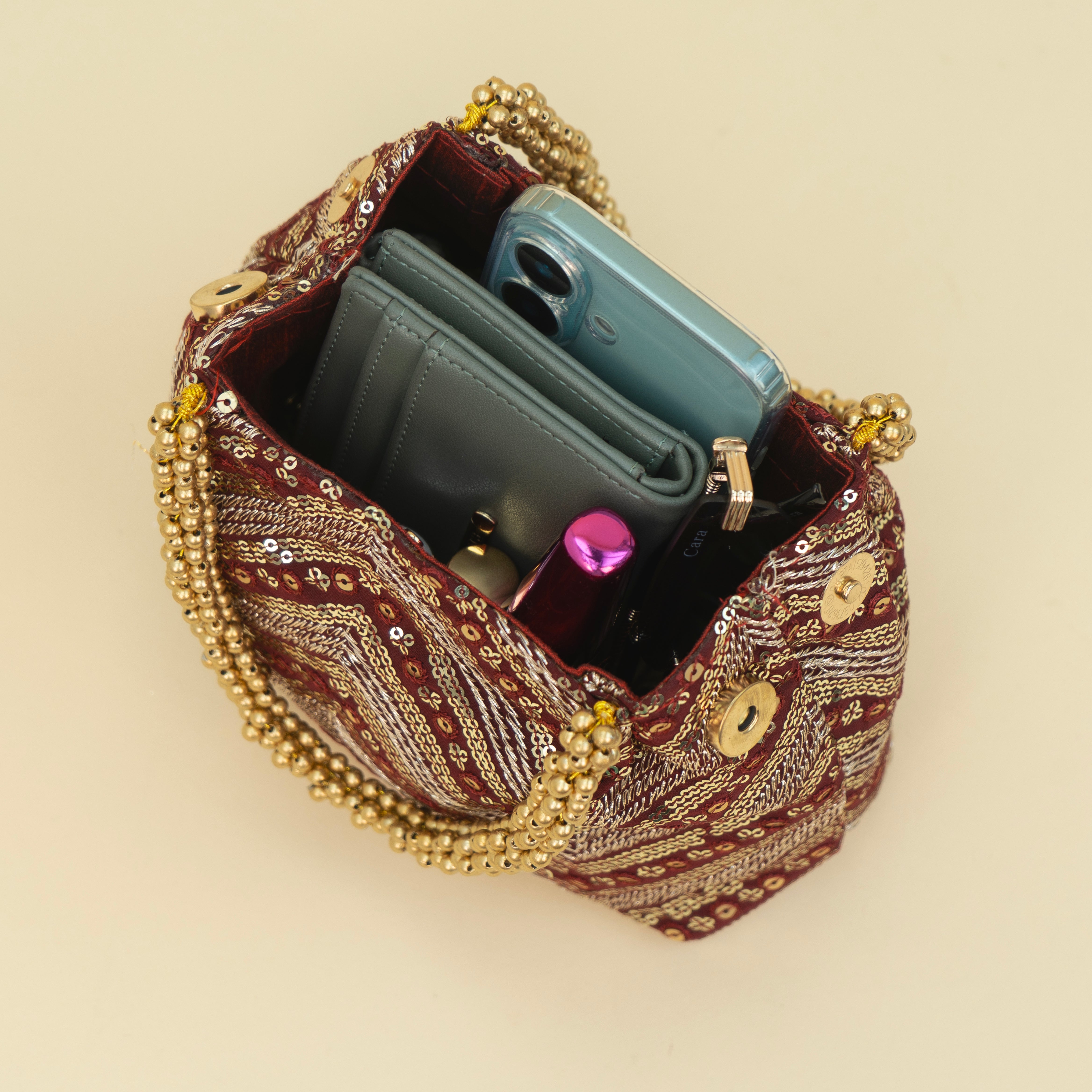 Ornate Bloom Potli