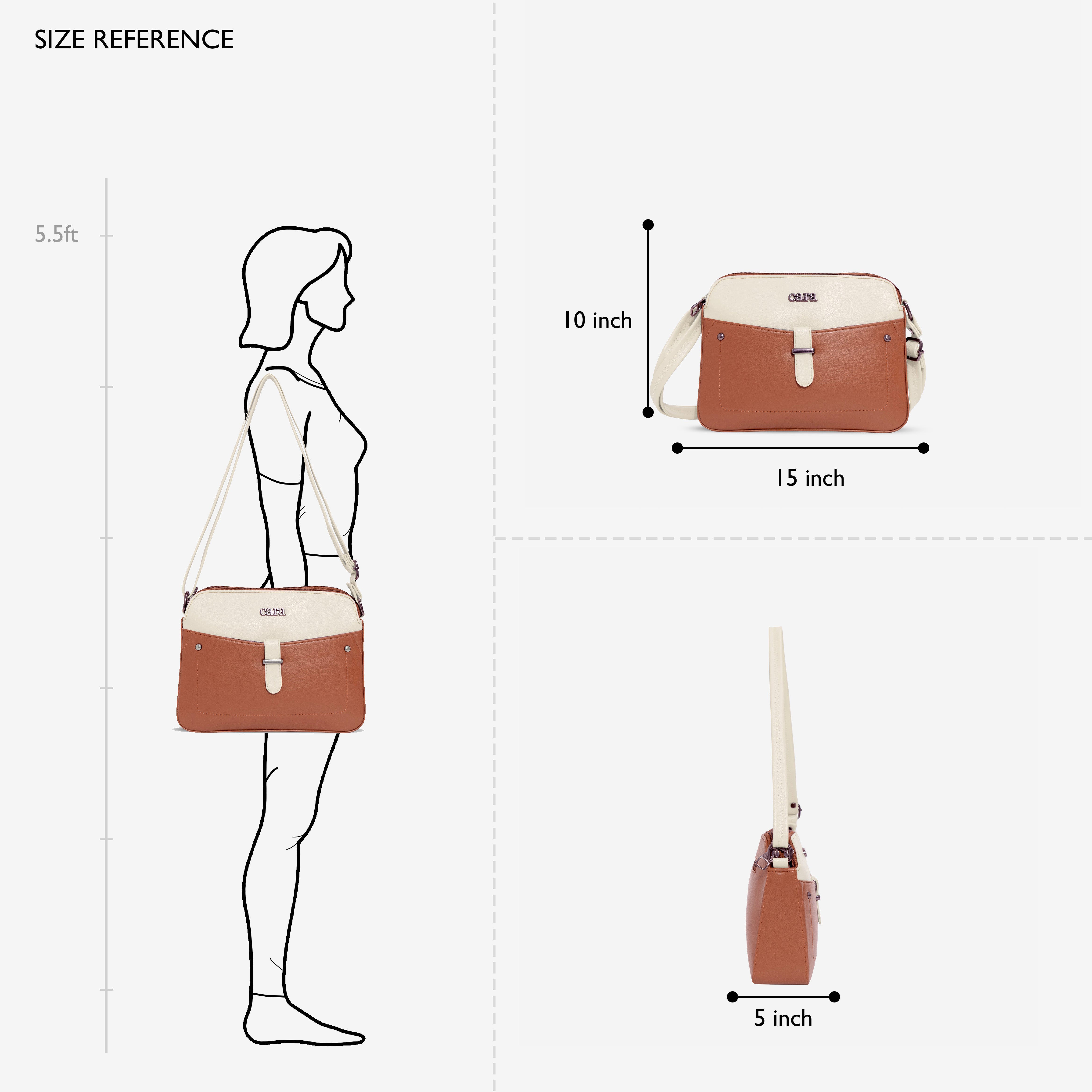 Brown Chic Crossbody Charm | Cara