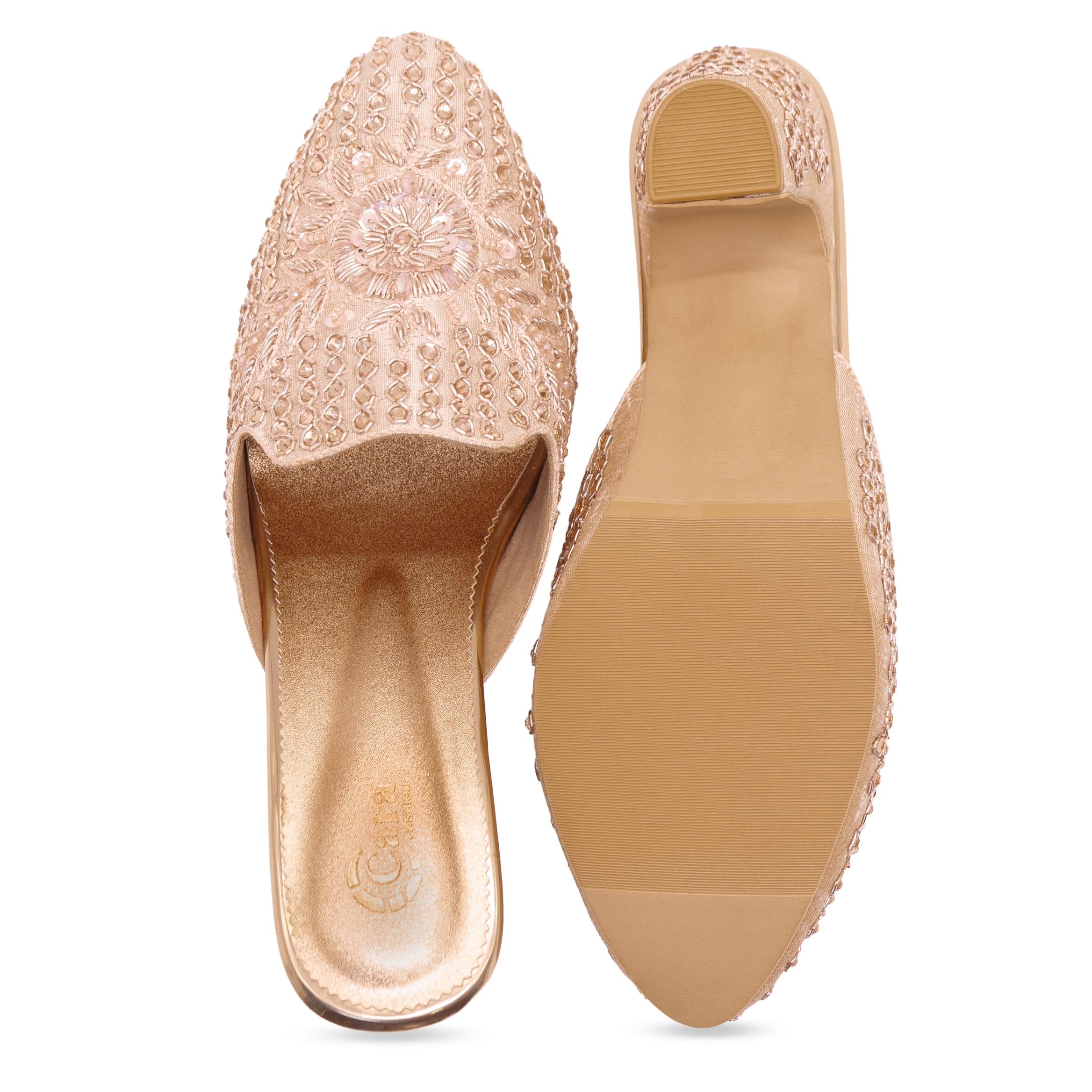 Zardosi Beaded Mules